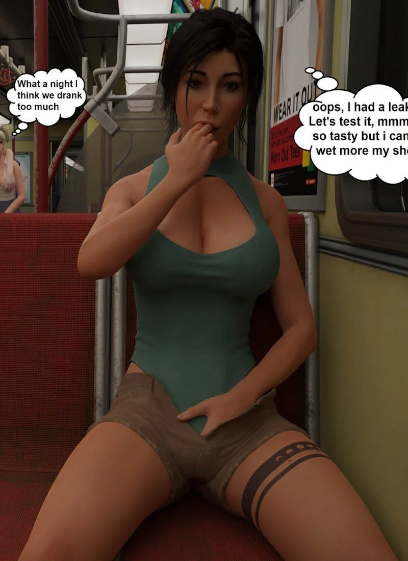 Lara was caught on a train [SmutnySize] cover