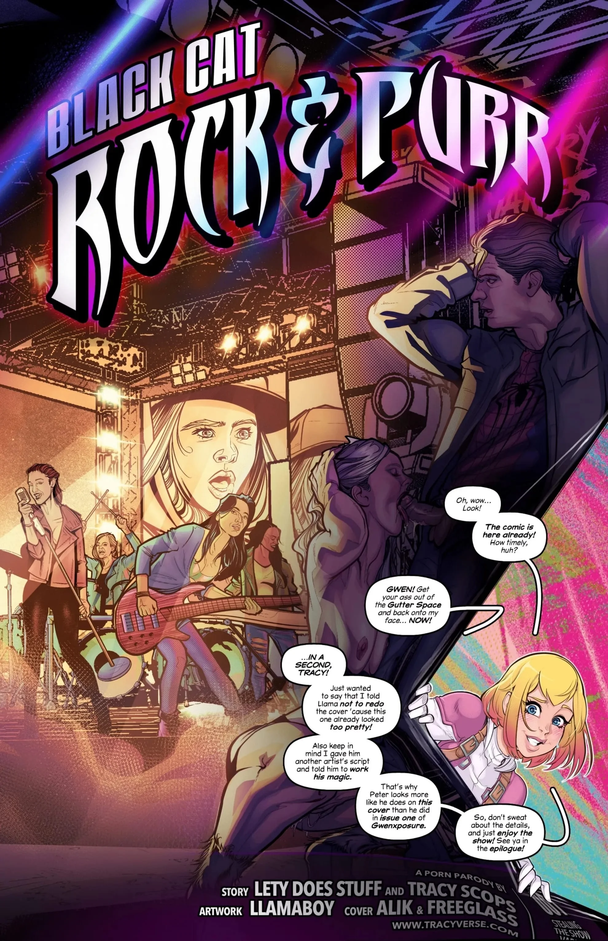 Rock & Purr (Spider-Man) cover