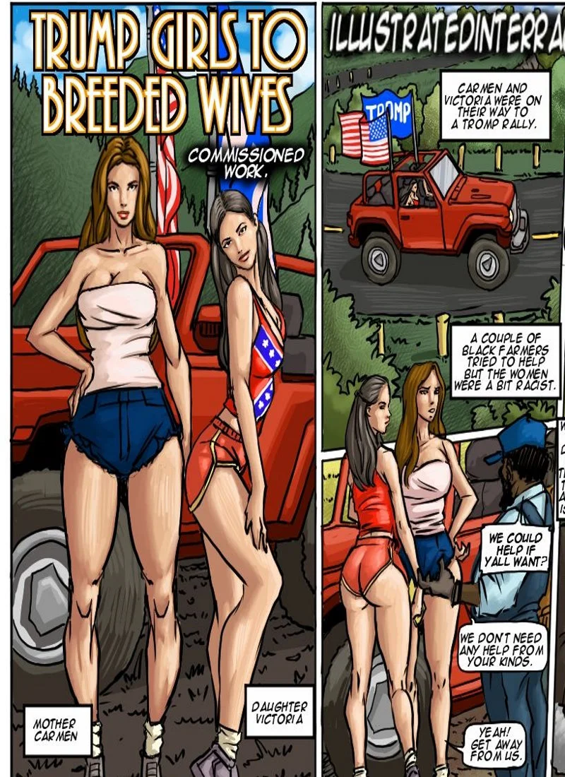 Tromp Girls Breeded Wives [Illustratedinterracial] cover