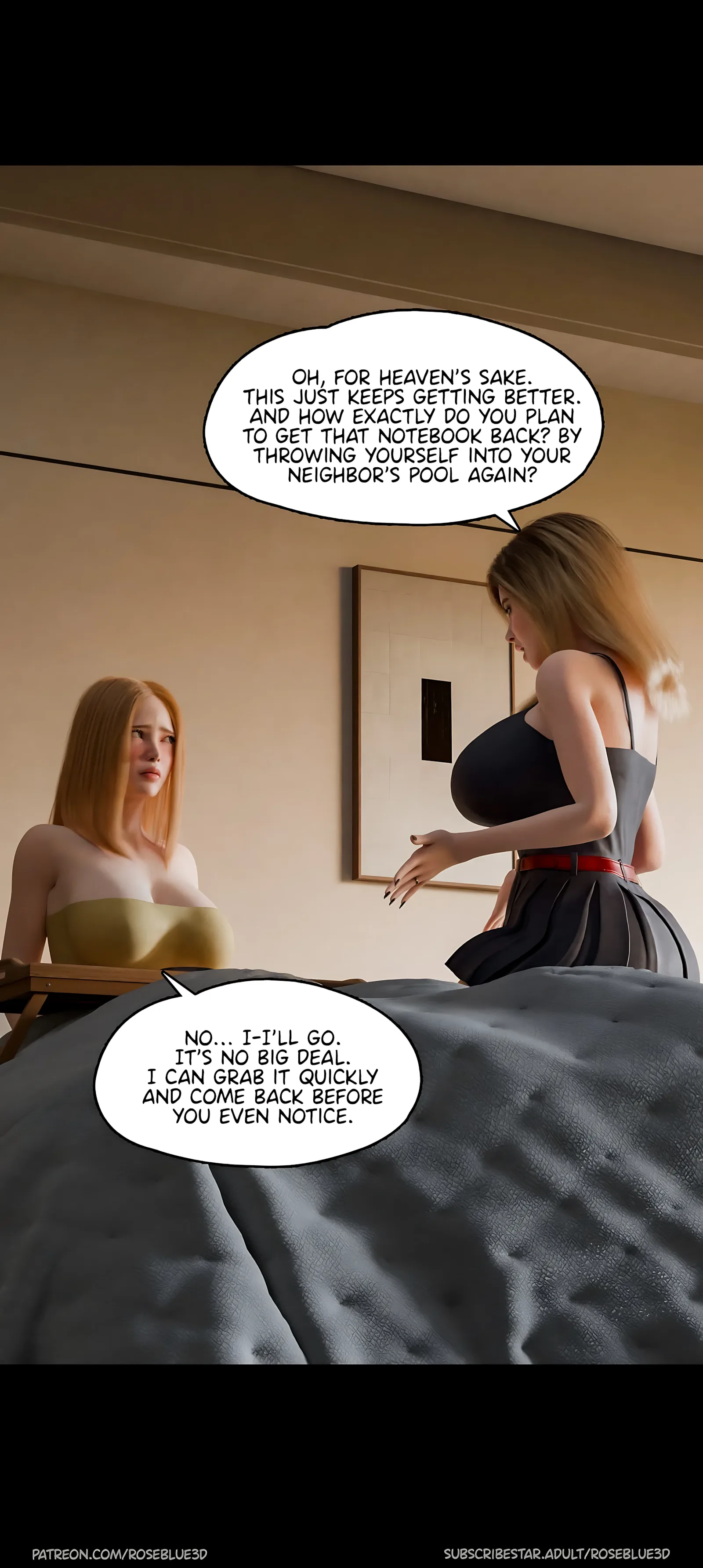 My Neighbor’s Widow 21-56 [RoseBlue3D], 35 . My Neighbor's Widow - Ch.35, page 15 of 64