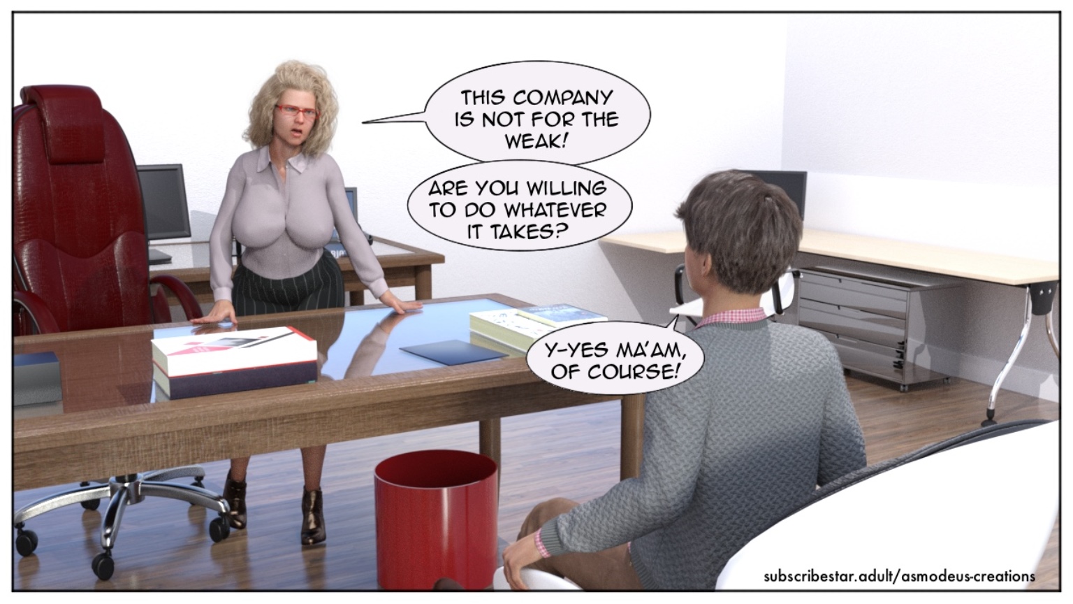 My New Job [Asmodeu], My New Job1, page 20 of 60