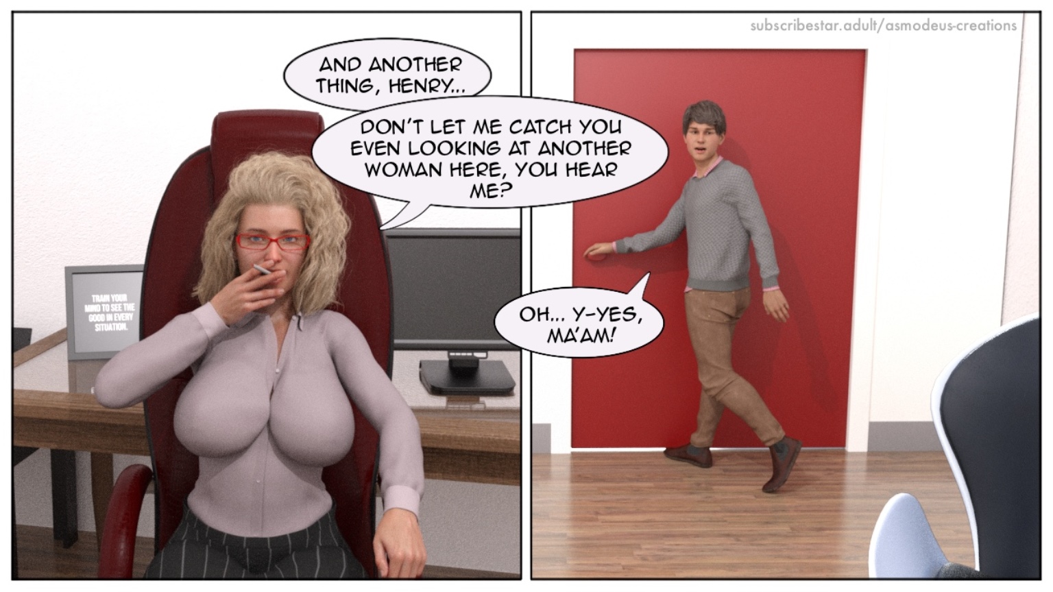 My New Job [Asmodeu], My New Job1, page 60 of 60