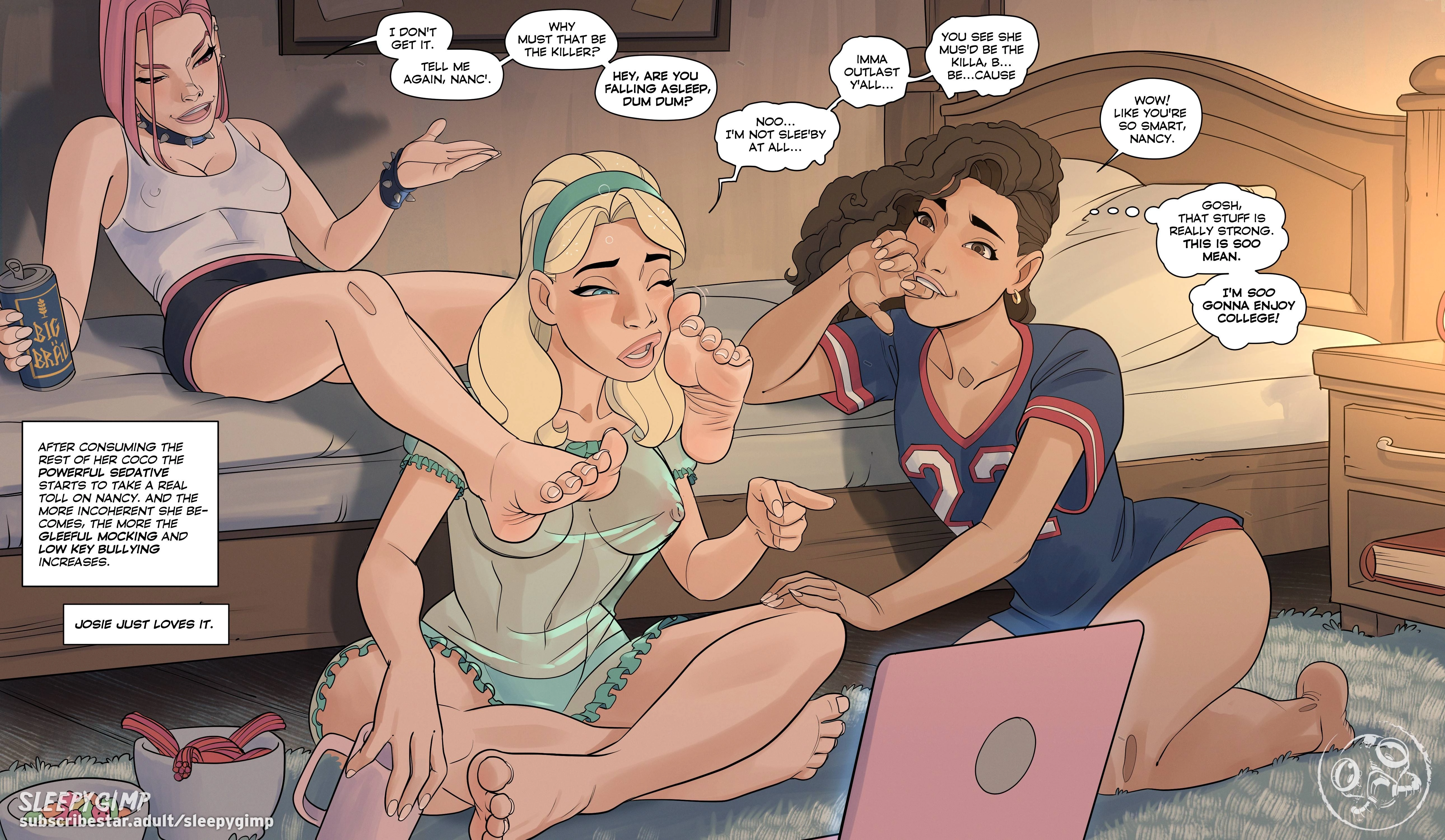 Nancy Slumber Party Mystery [SleepyGimp], Nancy Slumber Party Mystery, page 9 of 14