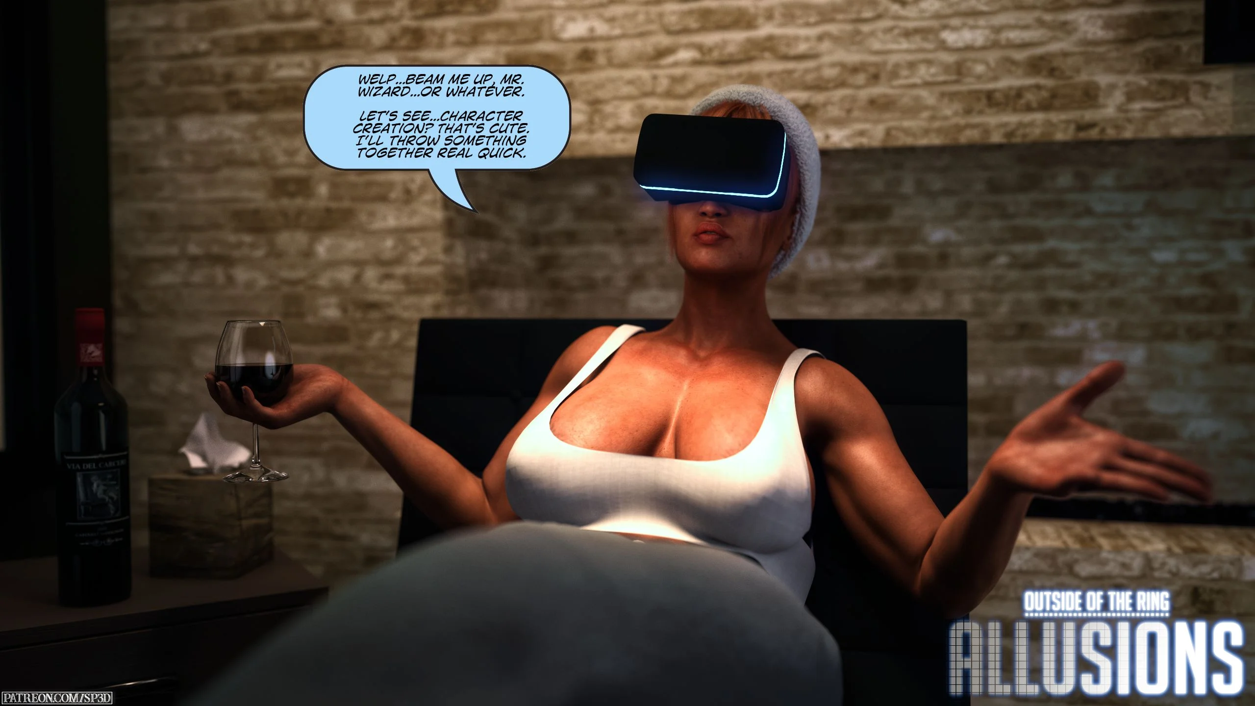 Outside Of The Ring [SquarePeg3D], 32 . Outside Of The Ring - Allusions, page 3 of 124