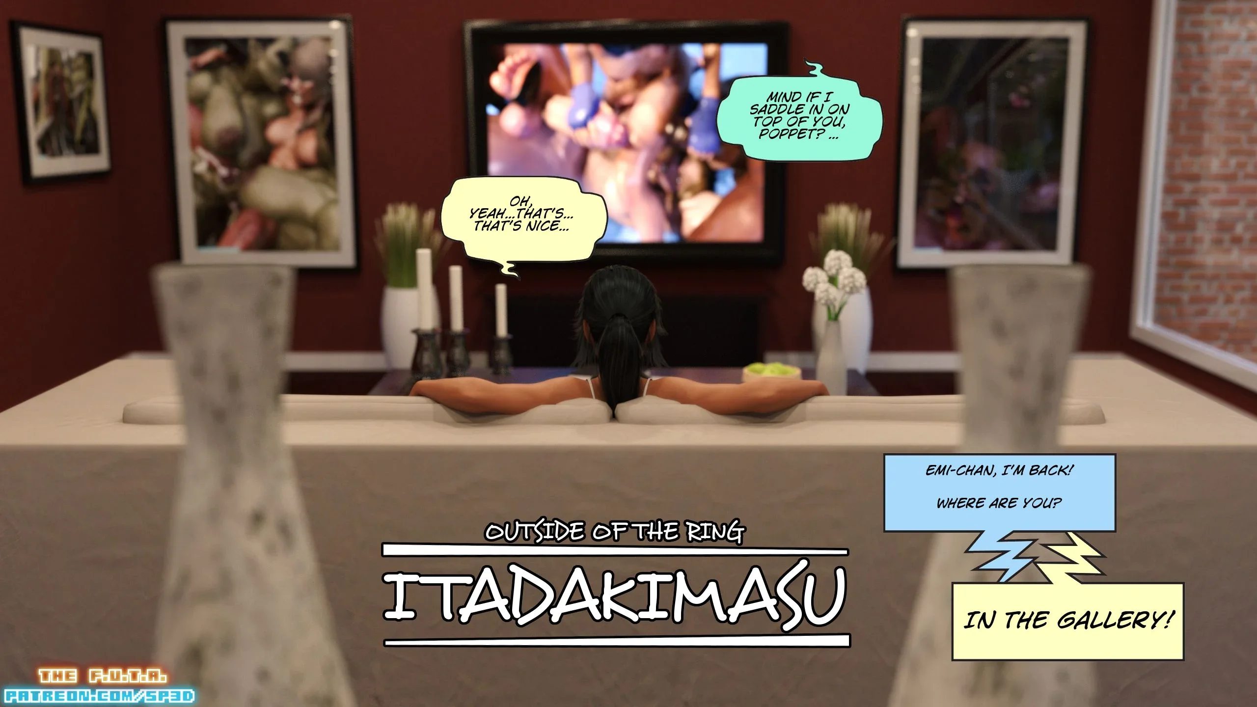 Outside Of The Ring [SquarePeg3D], 21 . Outside Of The Ring - Itadakimasu, page 1 of 74