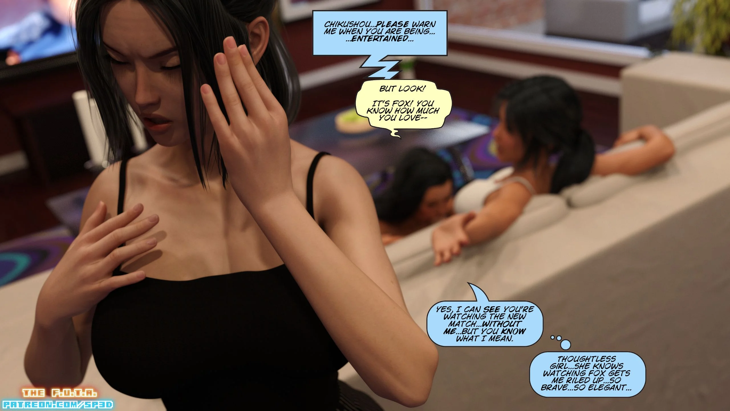 Outside Of The Ring [SquarePeg3D], 21 . Outside Of The Ring - Itadakimasu, page 3 of 74