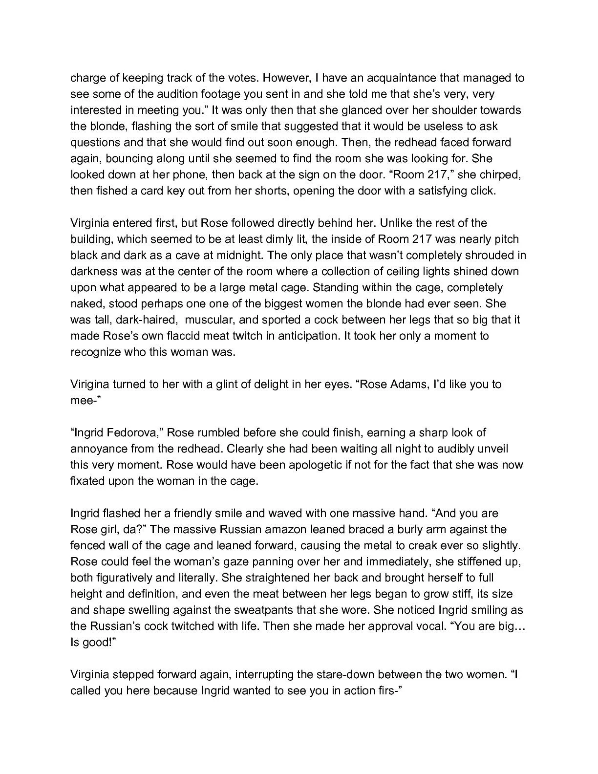 Outside Of The Ring [SquarePeg3D], 20.5 . Outside Of The Ring - Room 217 - Text Only, page 2 of 11