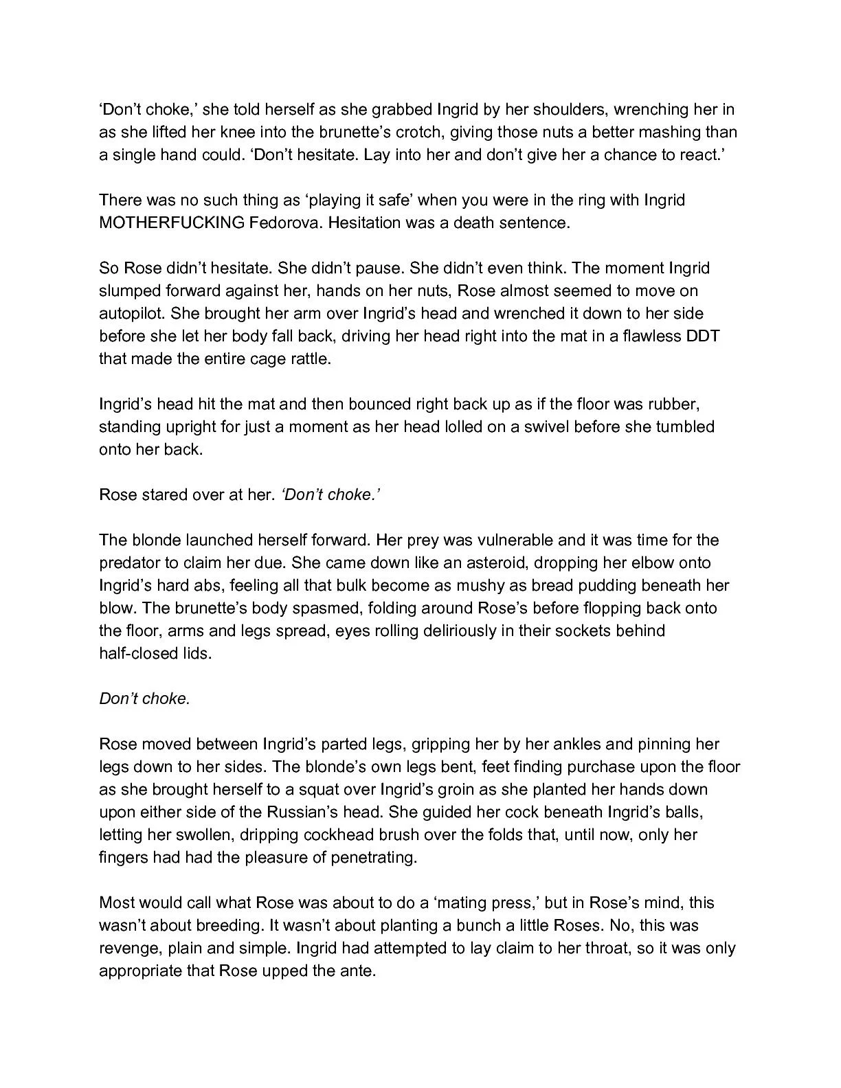 Outside Of The Ring [SquarePeg3D], 20.5 . Outside Of The Ring - Room 217 - Text Only, page 8 of 11