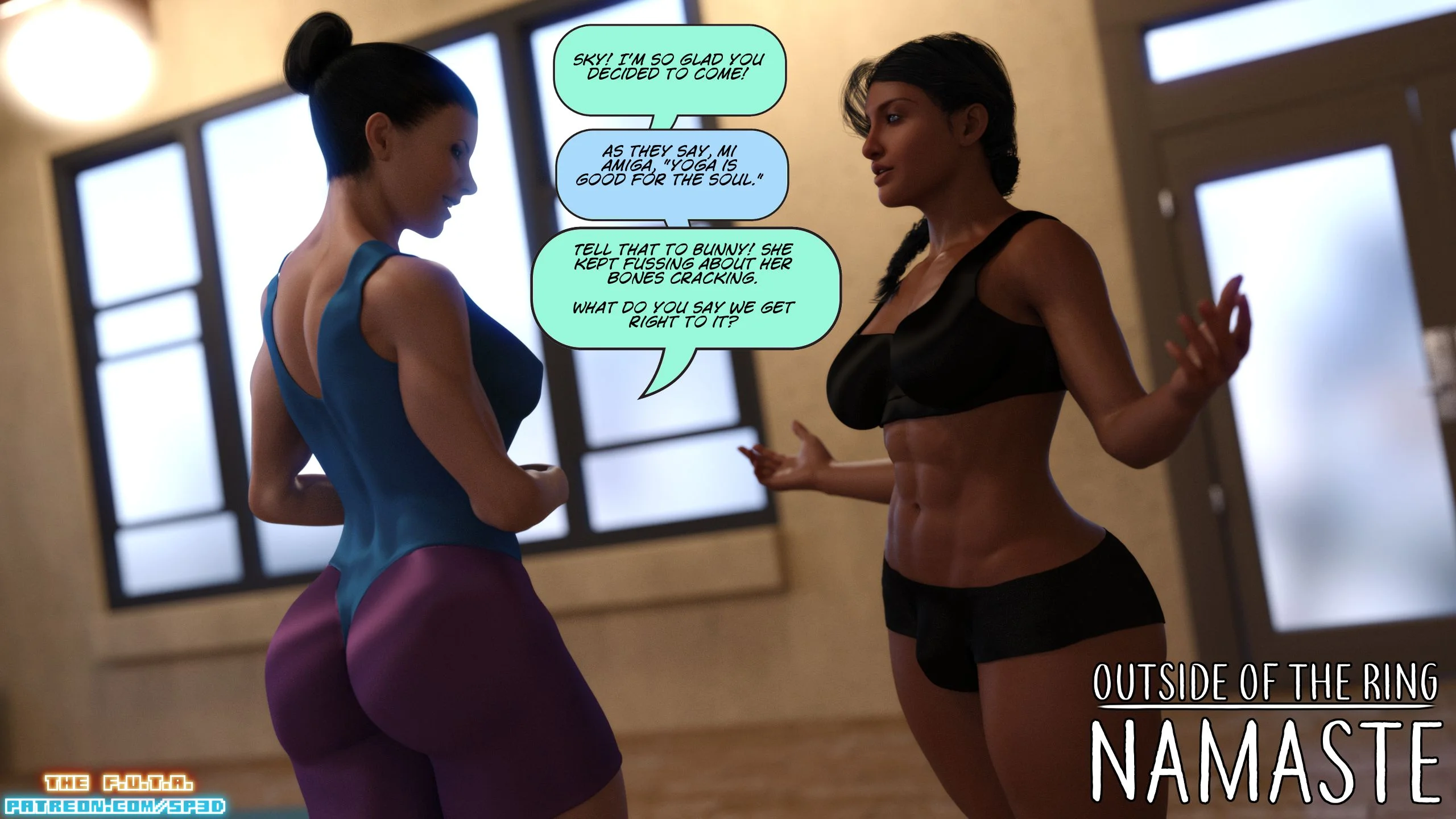 Outside Of The Ring [SquarePeg3D], 18 . Outside Of The Ring - Namaste, page 1 of 25