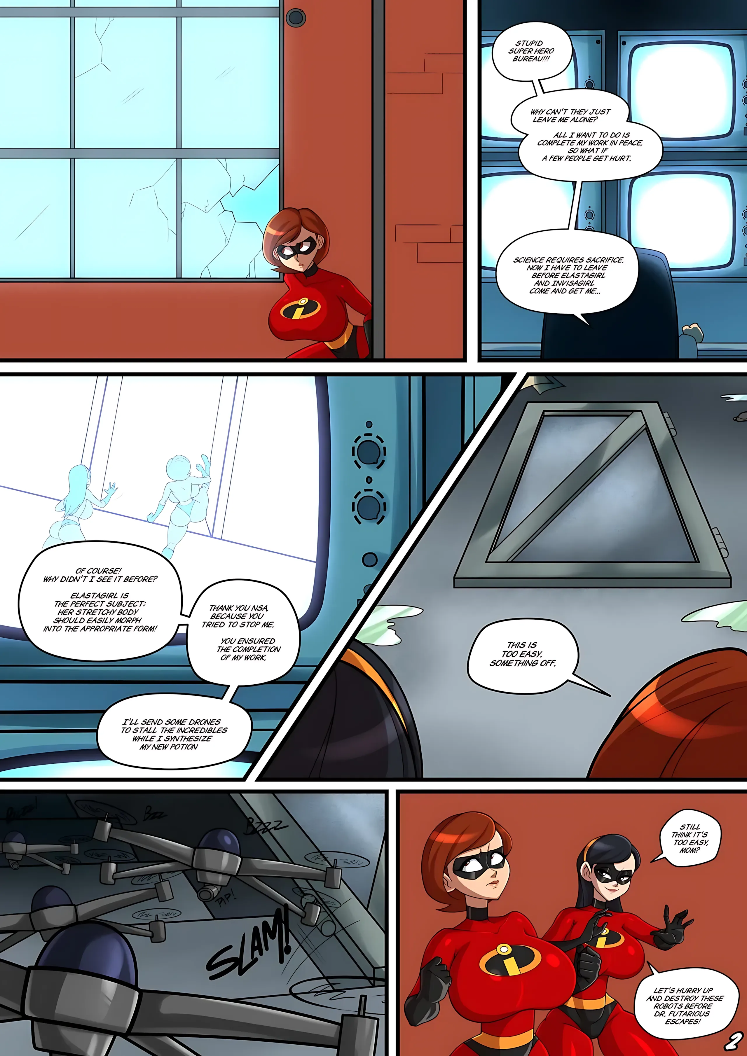 Helen’s Stretchy Situation – Incestibles [Parvad], Helen's Stretchy Situation - Incestibles, page 3 of 25