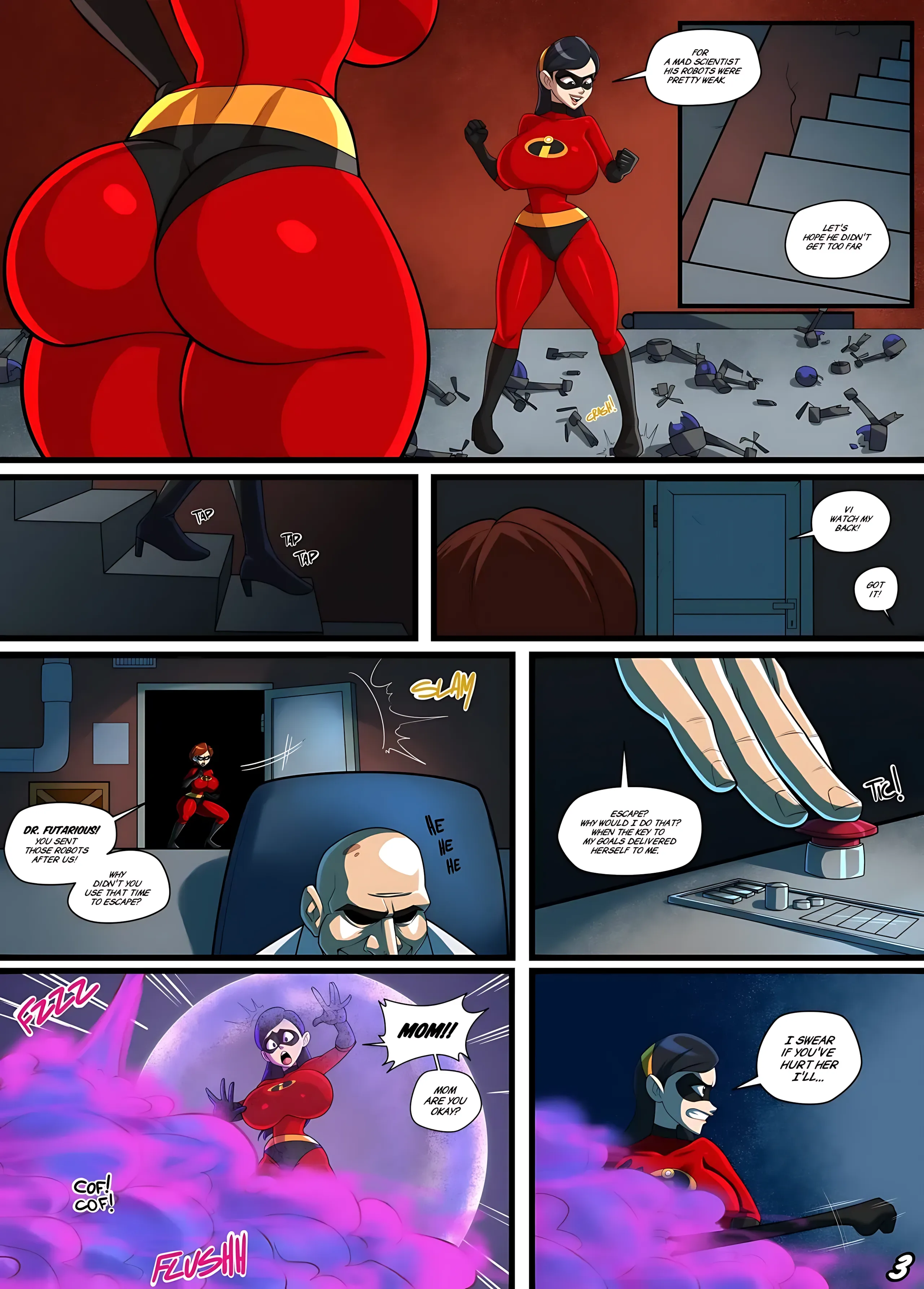 Helen’s Stretchy Situation – Incestibles [Parvad], Helen's Stretchy Situation - Incestibles, page 4 of 25