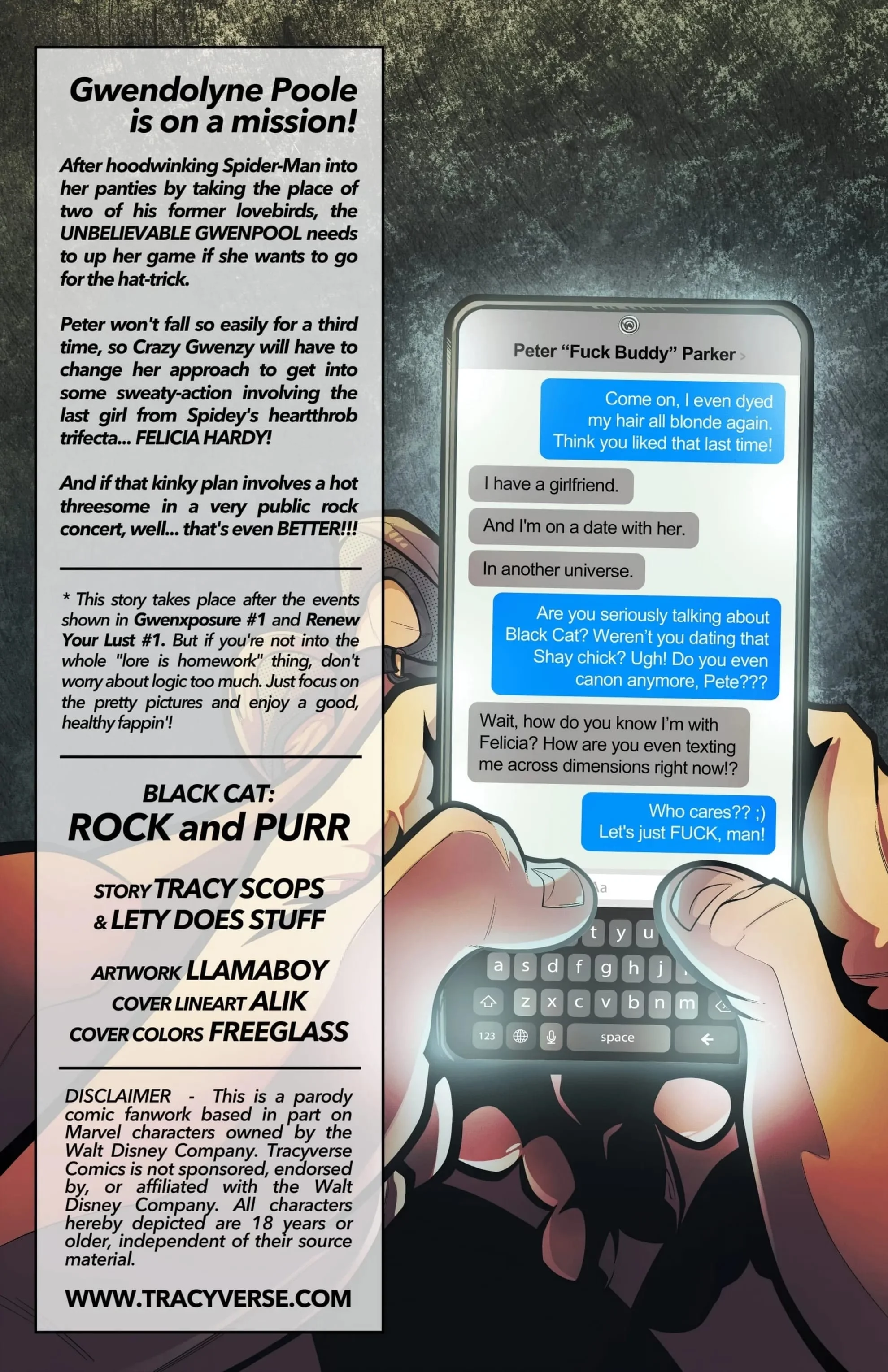 Rock & Purr (Spider-Man), 1 . Rock & Purr - Chapter 1 [Tracy Scops], page 2 of 12