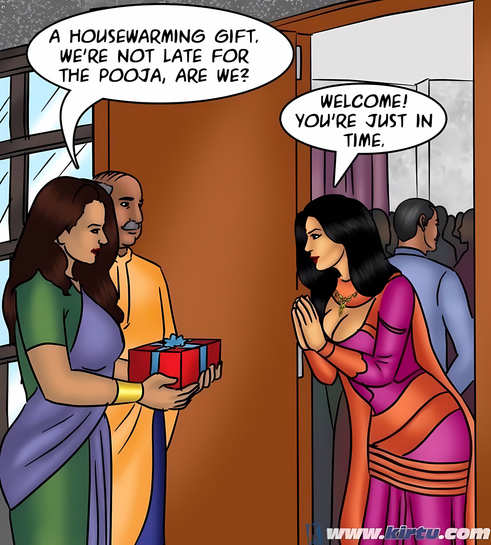 Savita Bhabhi 71-80 [Kirtu], Savita Bhabhi 80 - Houseful of Sin, page 2 of 147