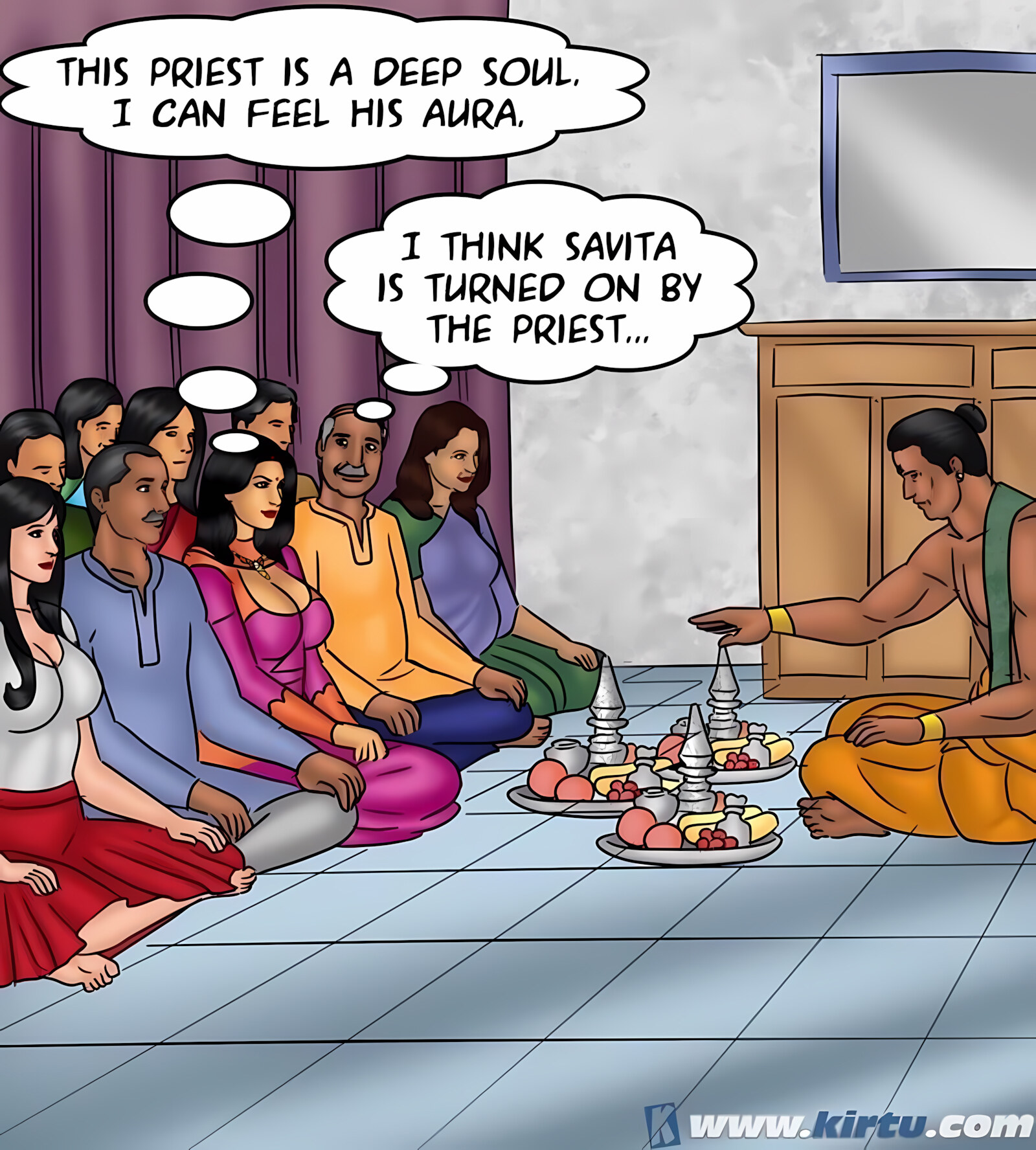 Savita Bhabhi 71-80 [Kirtu], Savita Bhabhi 80 - Houseful of Sin, page 12 of 147
