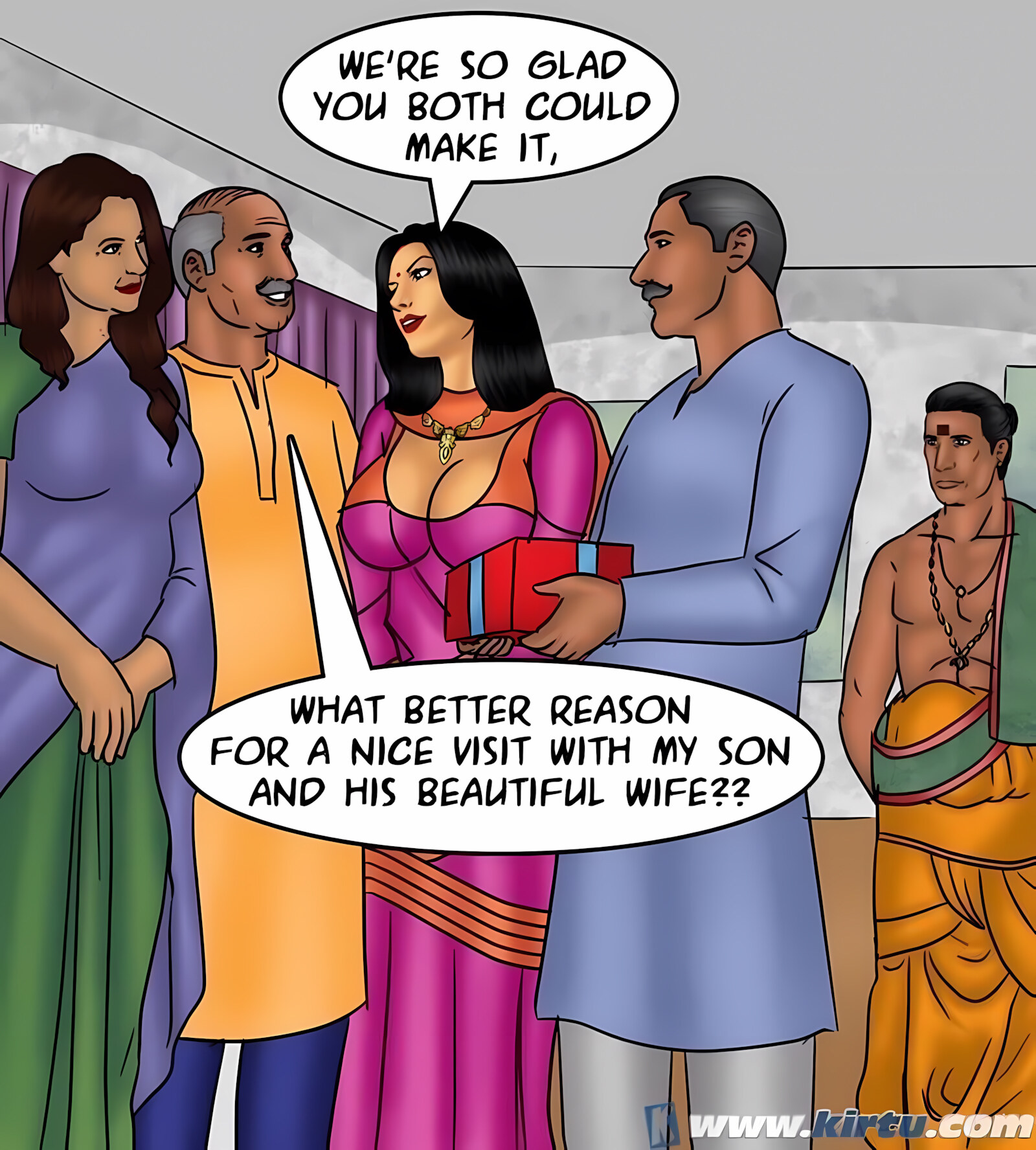 Savita Bhabhi 71-80 [Kirtu], Savita Bhabhi 80 - Houseful of Sin, page 4 of 147