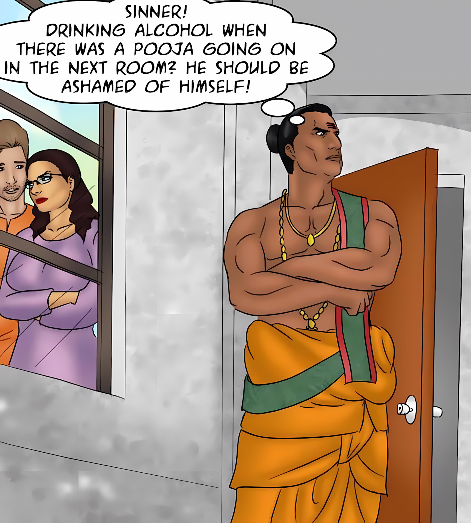 Savita Bhabhi 71-80 [Kirtu], Savita Bhabhi 80 - Houseful of Sin, page 46 of 147