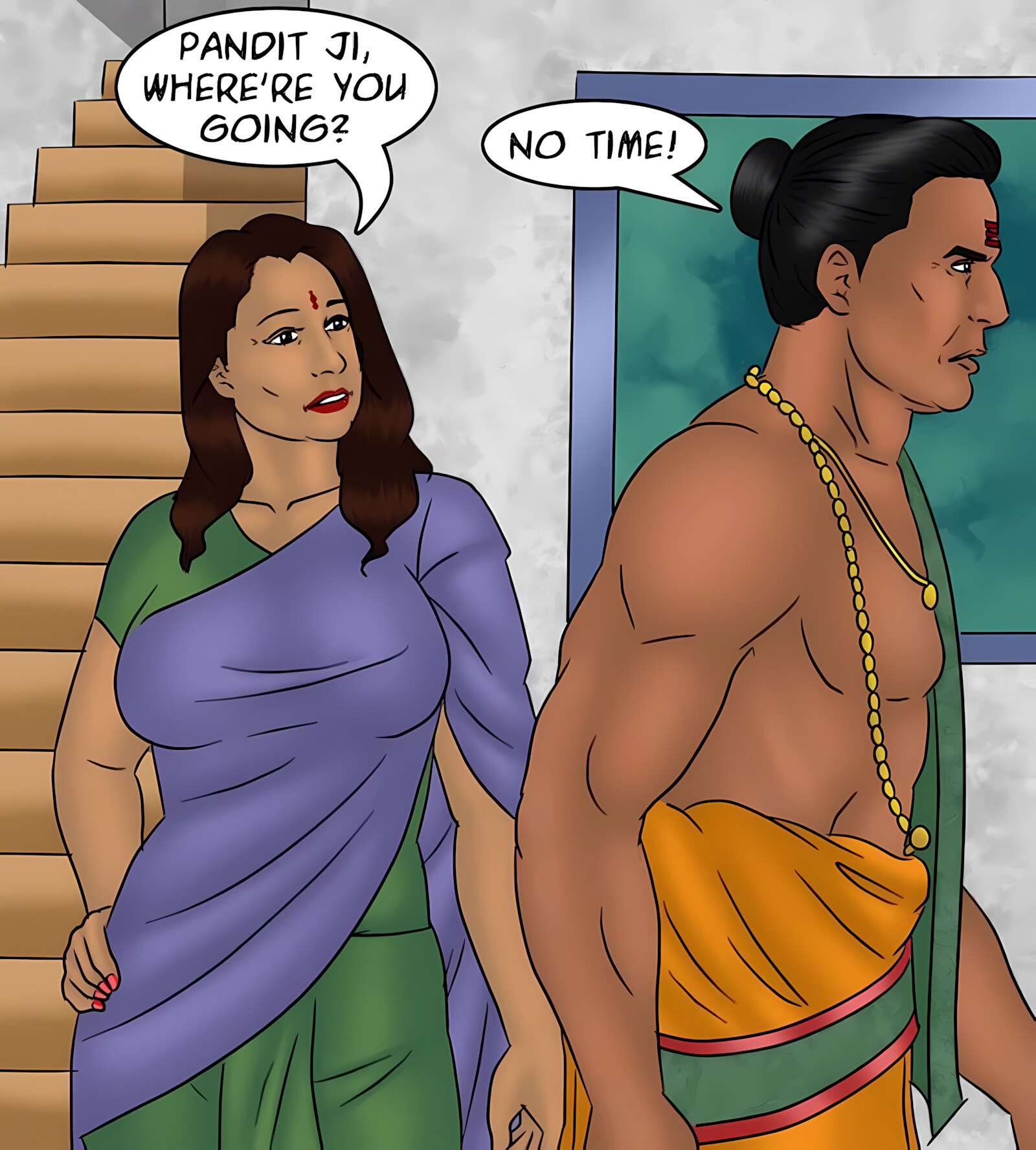 Savita Bhabhi 71-80 [Kirtu], Savita Bhabhi 80 - Houseful of Sin, page 55 of 147