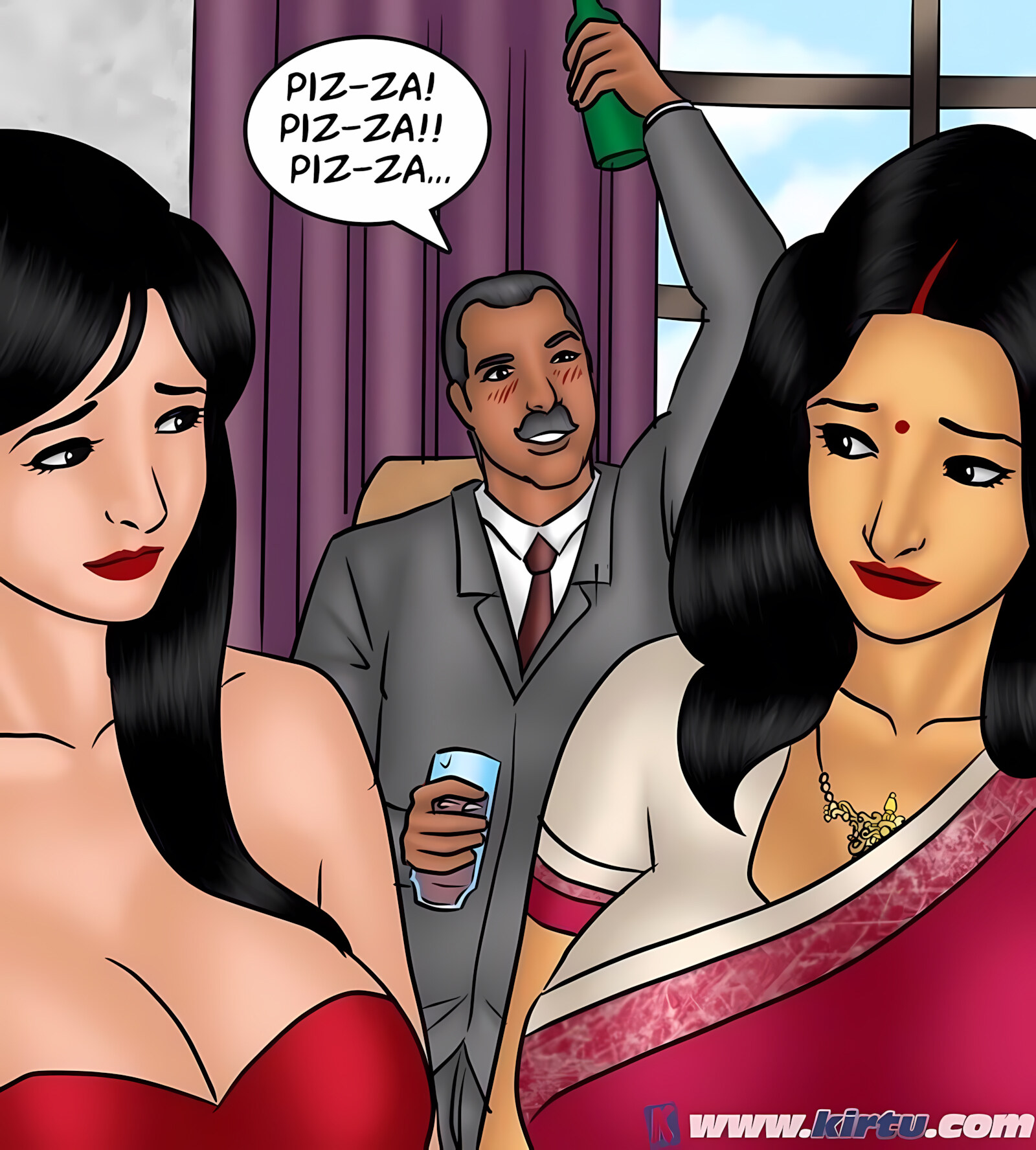 Savita Bhabhi 71-80 [Kirtu], Savita Bhabhi 78 - Pizza Delivery, page 27 of 143