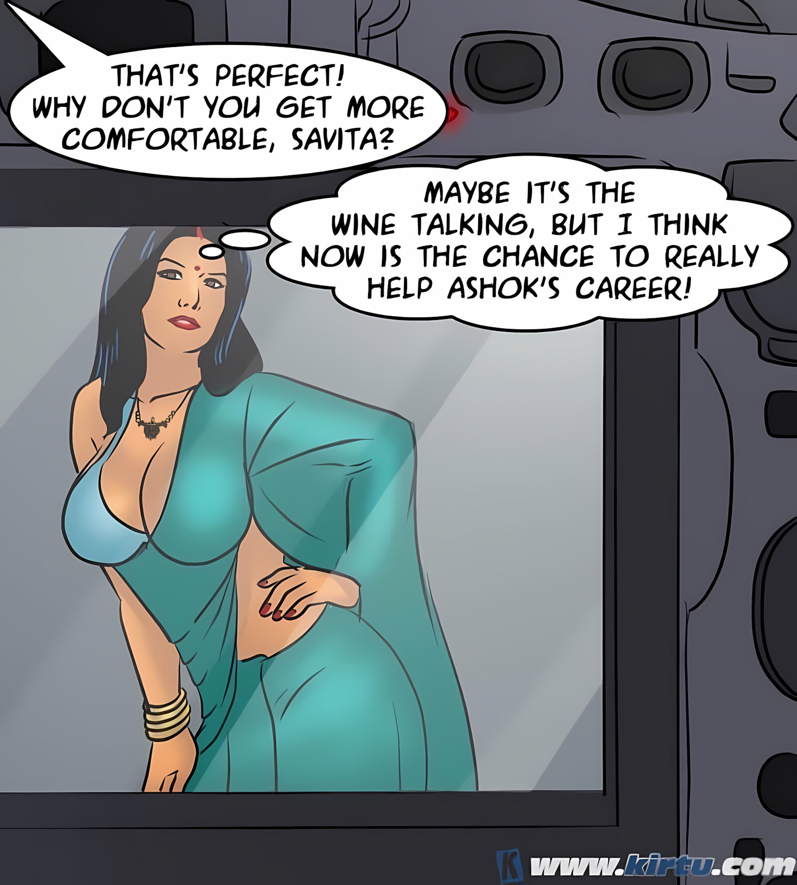Savita Bhabhi 71-80 [Kirtu], Savita Bhabhi 77 - Working Overtime, page 104 of 151