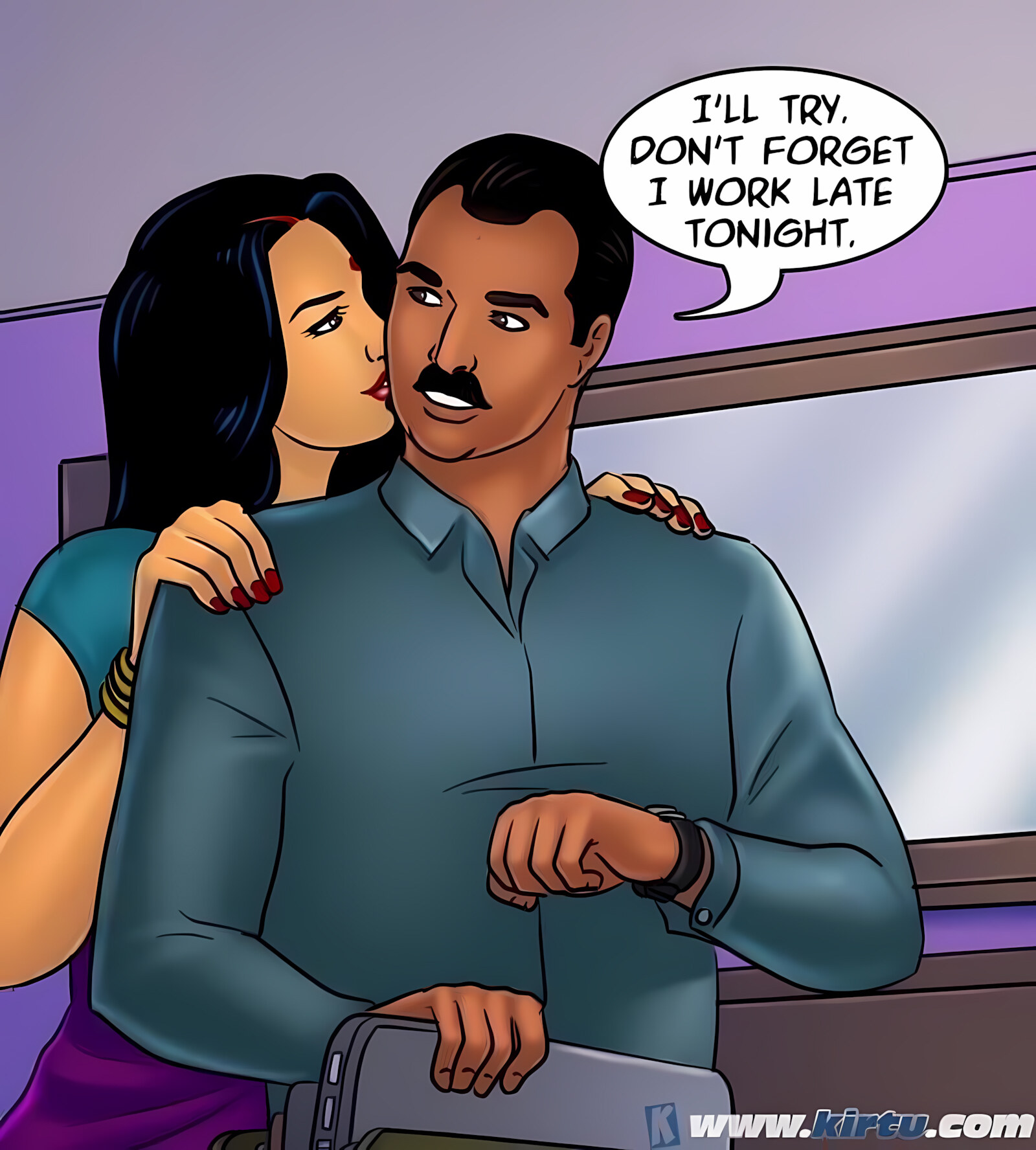 Savita Bhabhi 71-80 [Kirtu], Savita Bhabhi 77 - Working Overtime, page 3 of 151