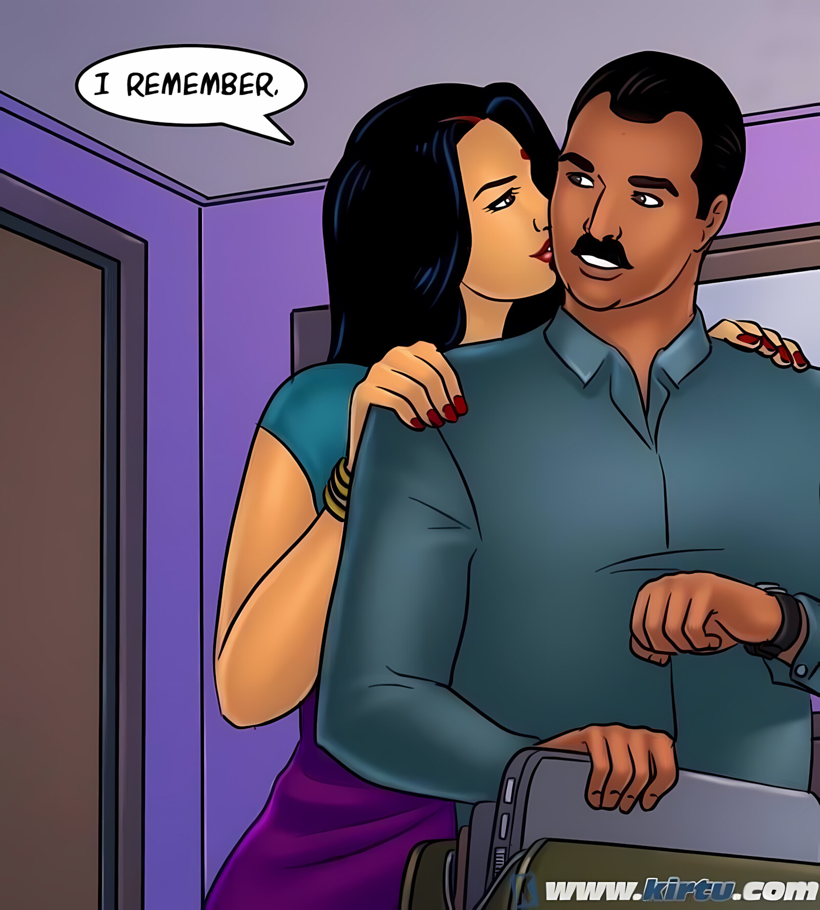 Savita Bhabhi 71-80 [Kirtu], Savita Bhabhi 77 - Working Overtime, page 4 of 151