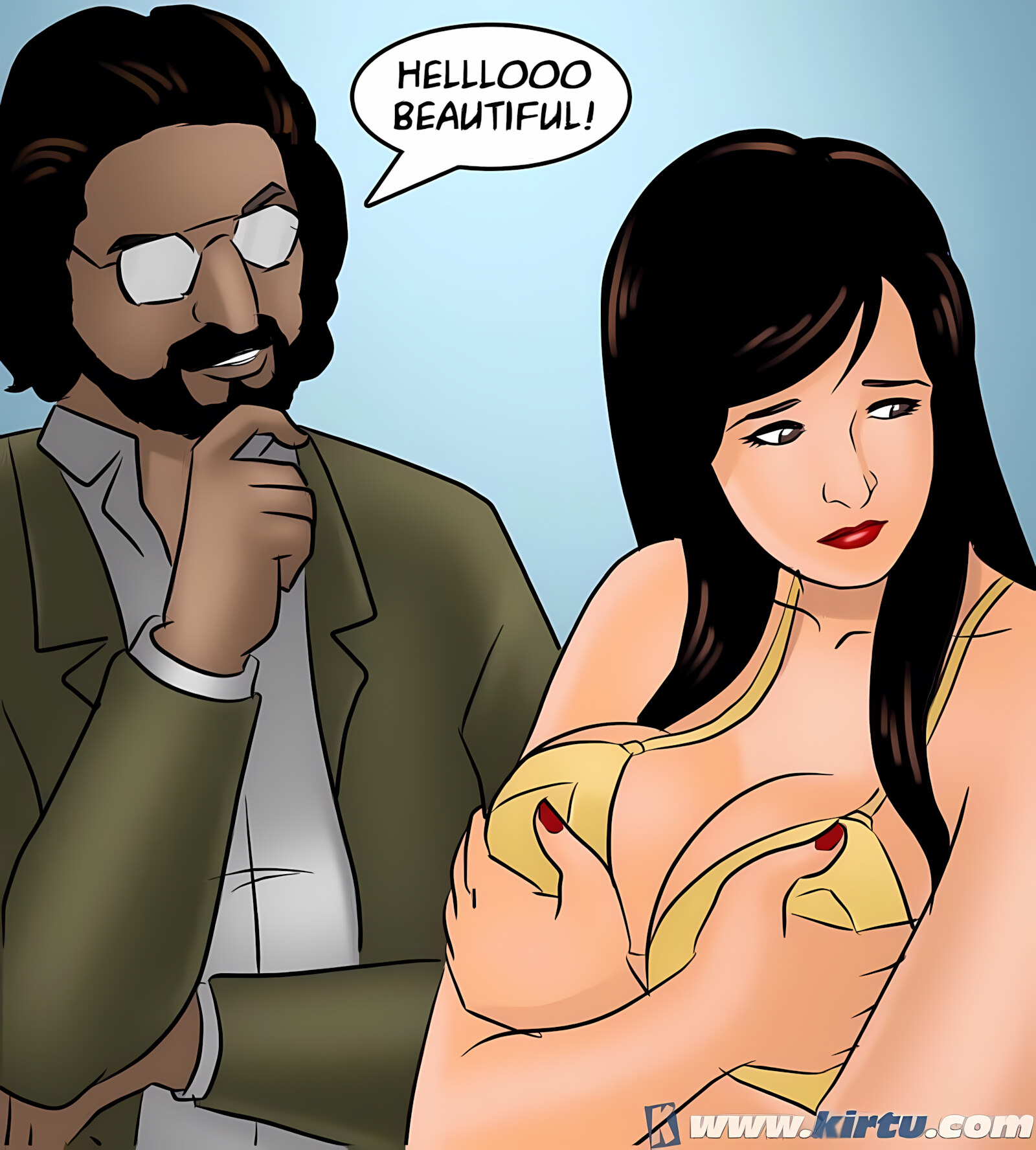 Savita Bhabhi 71-80 [Kirtu], Savita Bhabhi 77 - Working Overtime, page 49 of 151