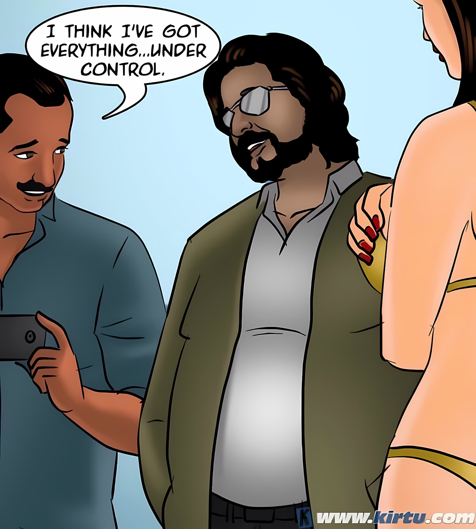 Savita Bhabhi 71-80 [Kirtu], Savita Bhabhi 77 - Working Overtime, page 51 of 151