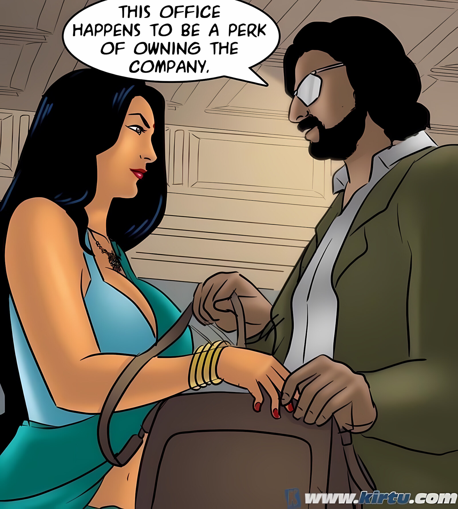 Savita Bhabhi 71-80 [Kirtu], Savita Bhabhi 77 - Working Overtime, page 63 of 151