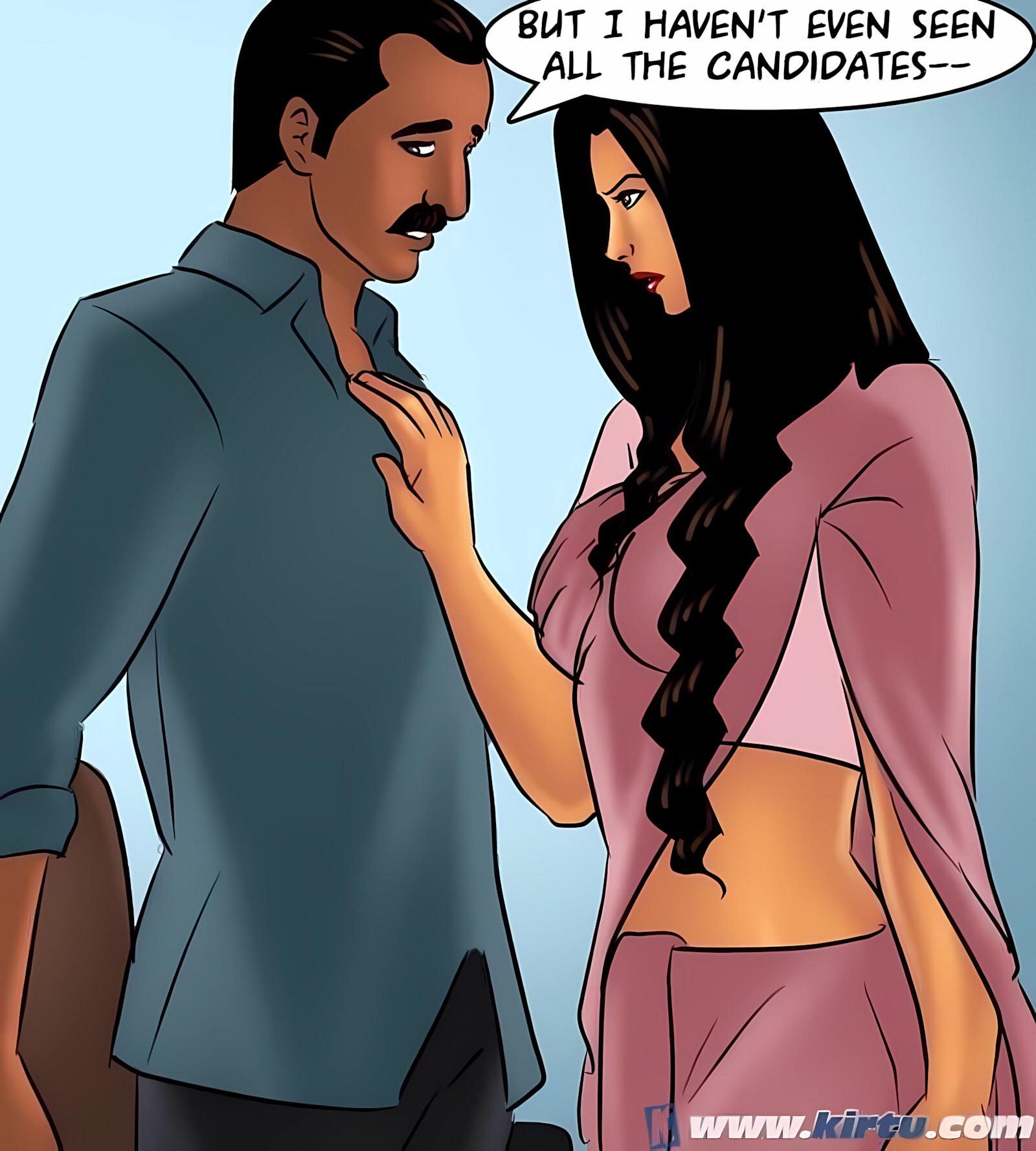 Savita Bhabhi 71-80 [Kirtu], Savita Bhabhi 77 - Working Overtime, page 76 of 151