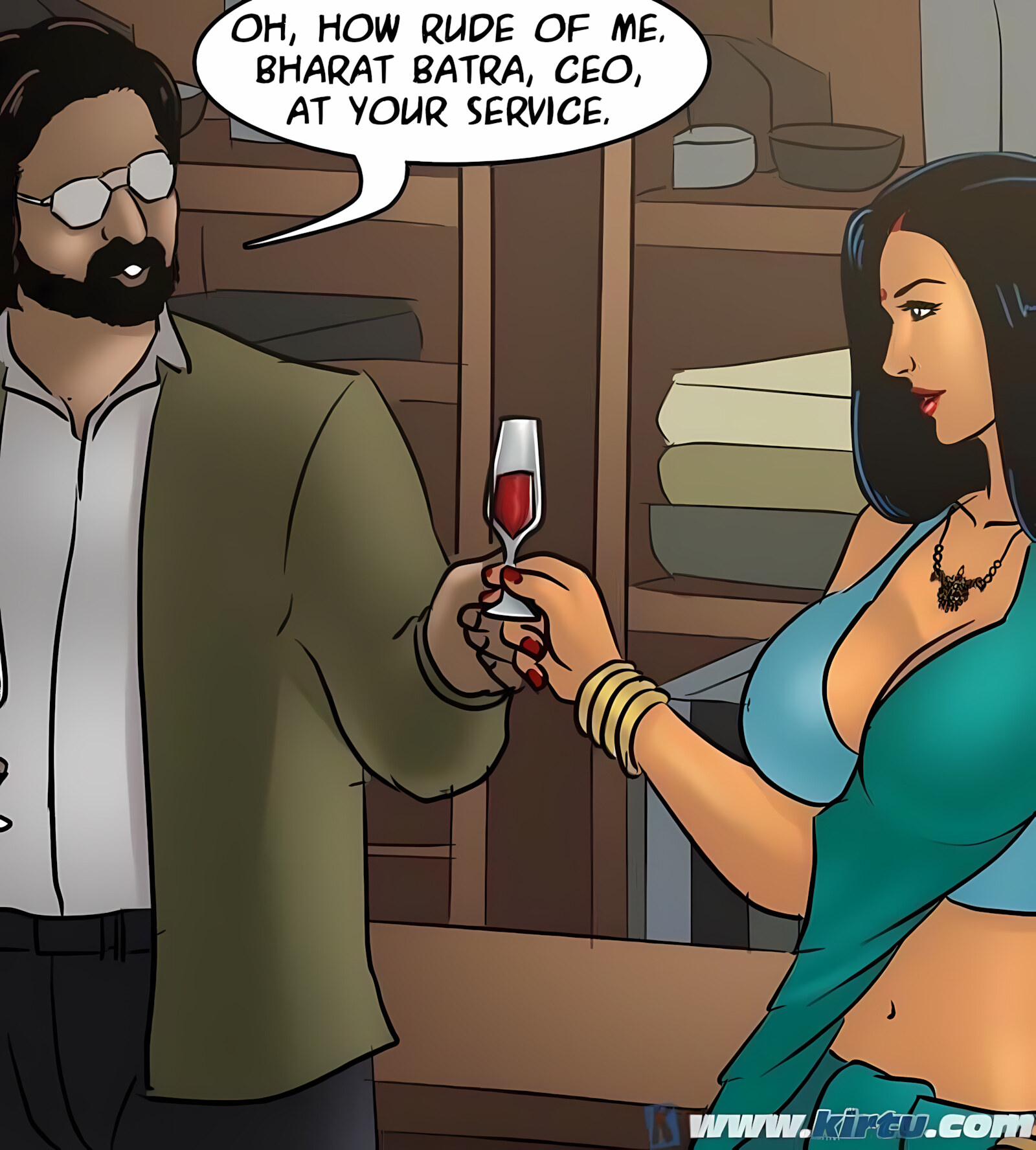 Savita Bhabhi 71-80 [Kirtu], Savita Bhabhi 77 - Working Overtime, page 84 of 151