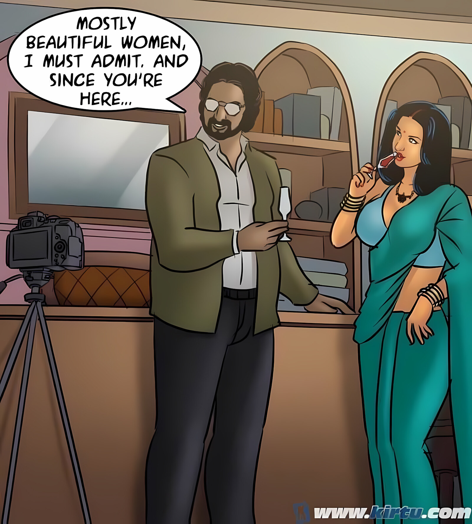 Savita Bhabhi 71-80 [Kirtu], Savita Bhabhi 77 - Working Overtime, page 86 of 151