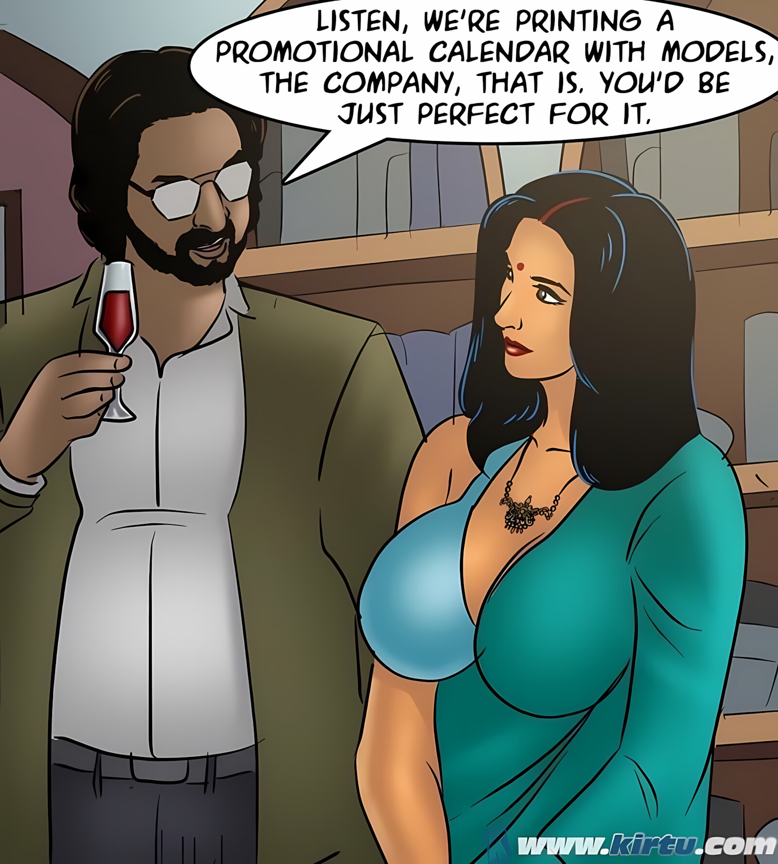 Savita Bhabhi 71-80 [Kirtu], Savita Bhabhi 77 - Working Overtime, page 90 of 151