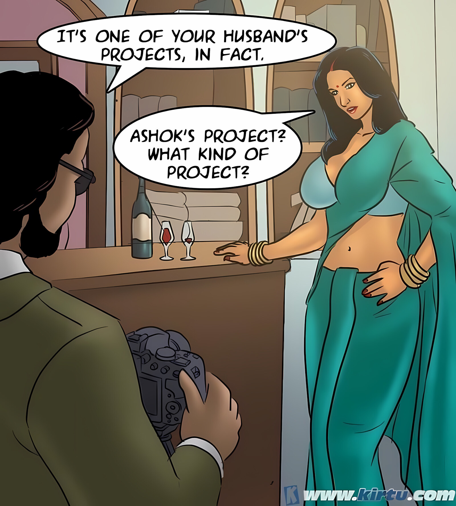 Savita Bhabhi 71-80 [Kirtu], Savita Bhabhi 77 - Working Overtime, page 91 of 151