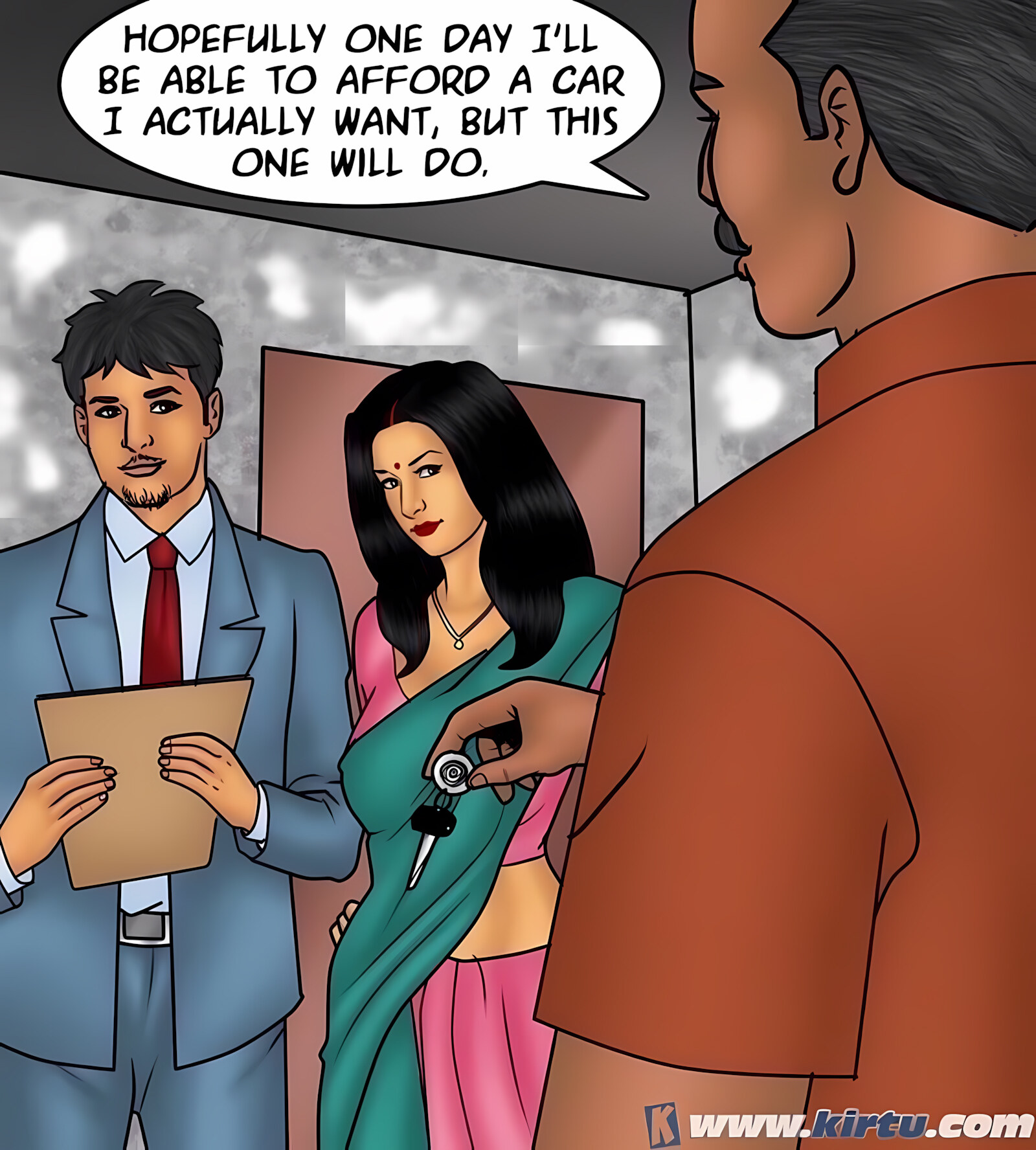 Savita Bhabhi 71-80 [Kirtu], Savita Bhabhi 76 - Closing the Deal, page 145 of 150