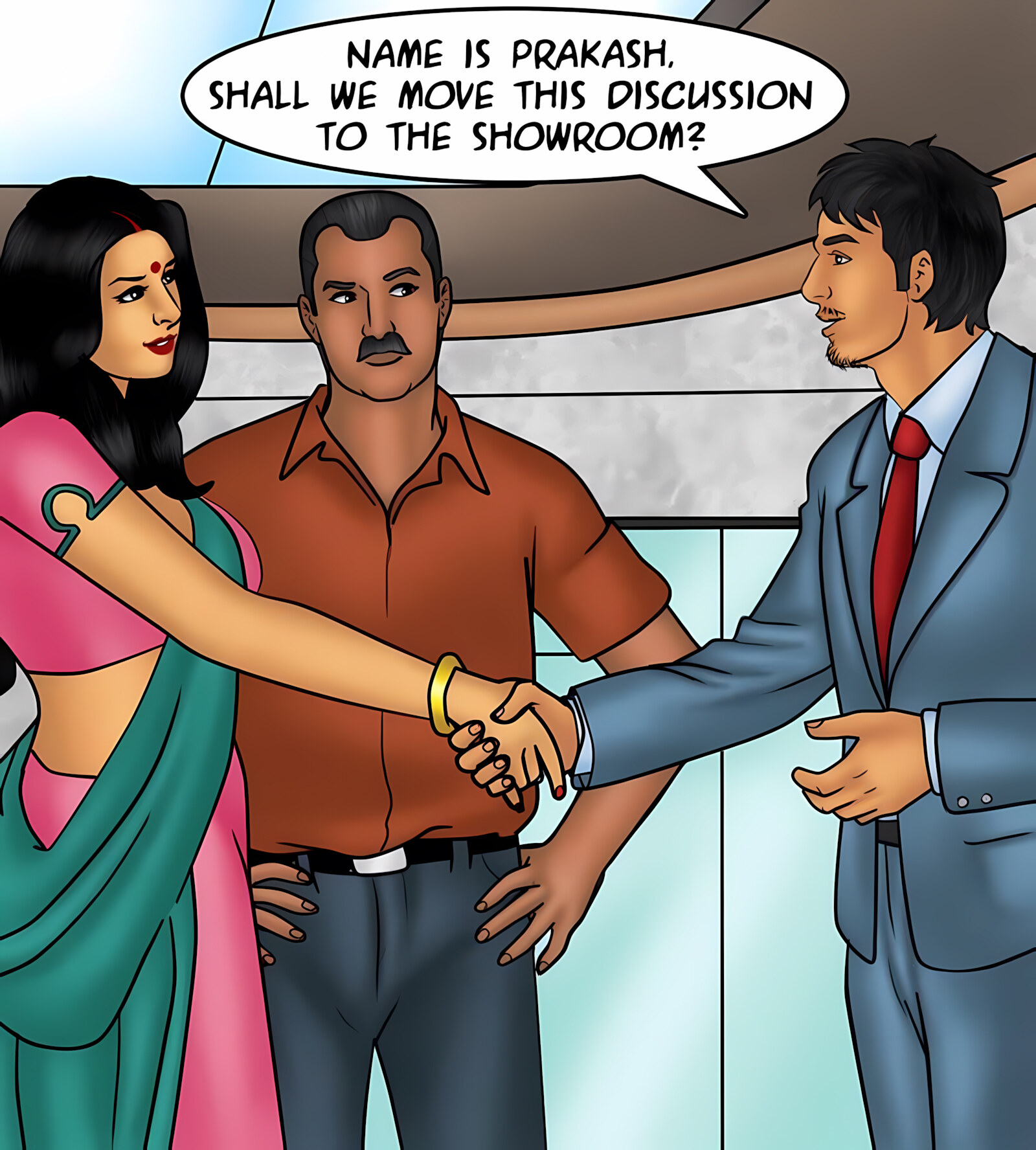 Savita Bhabhi 71-80 [Kirtu], Savita Bhabhi 76 - Closing the Deal, page 24 of 150