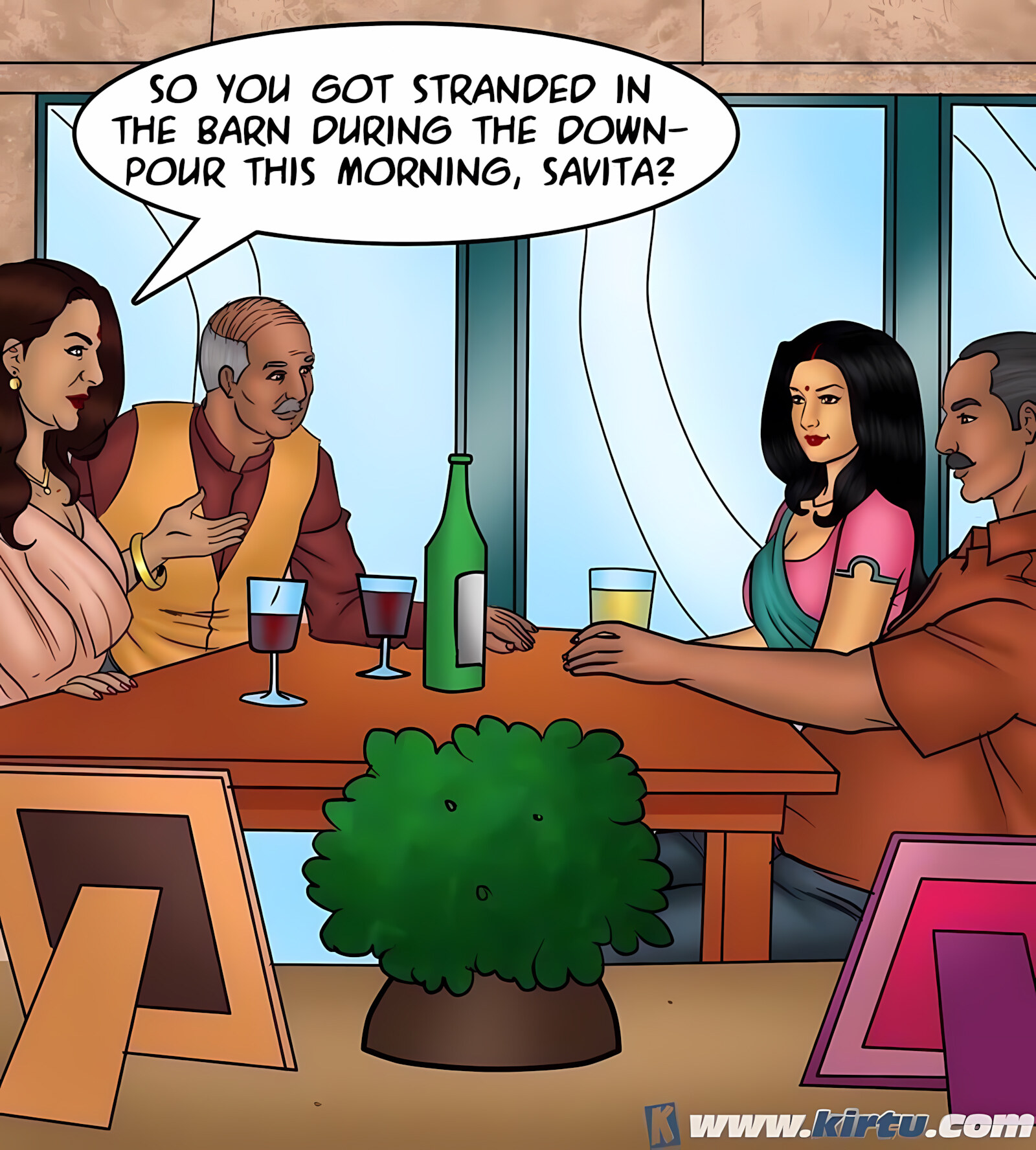 Savita Bhabhi 71-80 [Kirtu], Savita Bhabhi 75 - The Farmer’s Daughter (In-Law), page 161 of 163