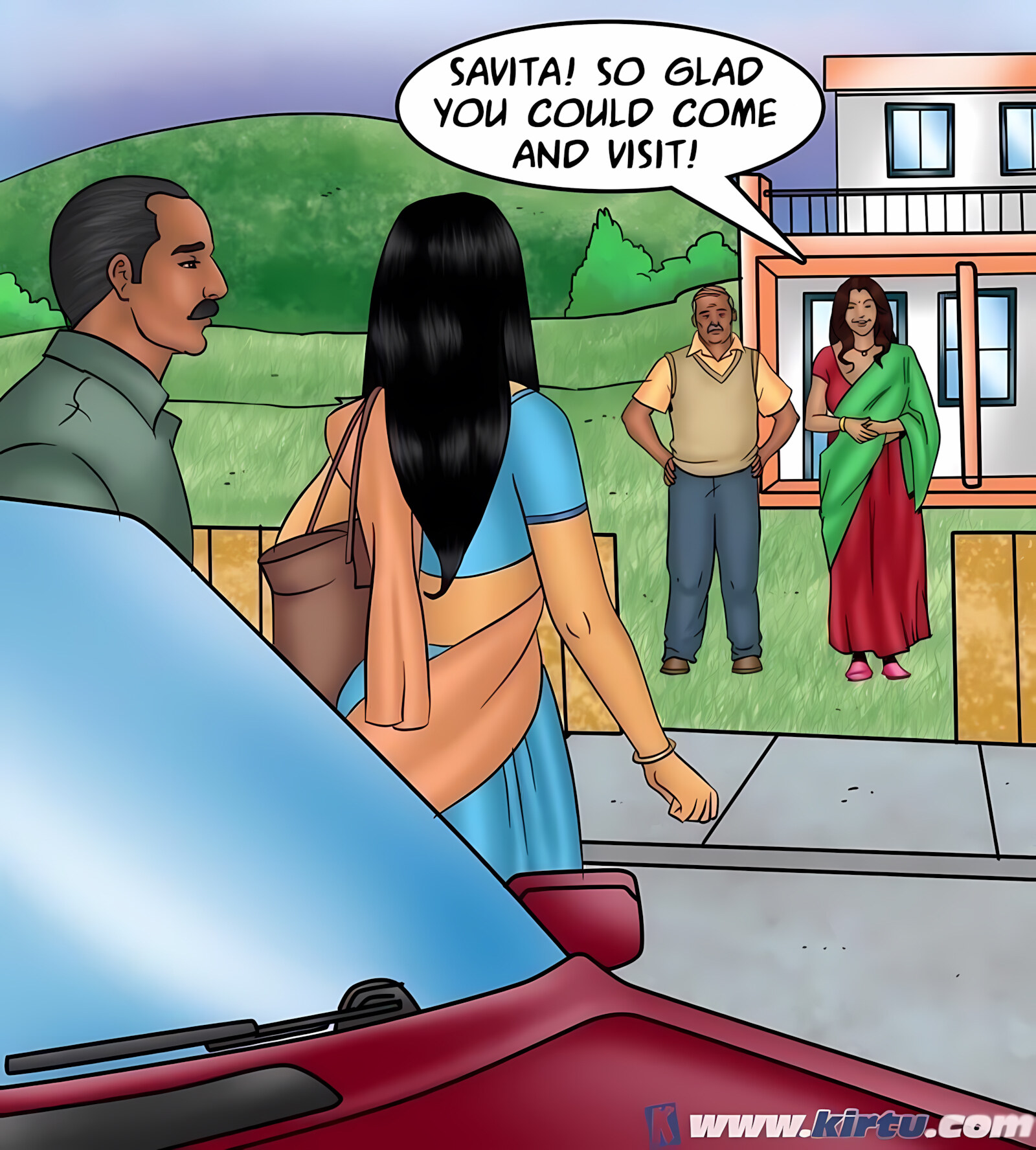 Savita Bhabhi 71-80 [Kirtu], Savita Bhabhi 75 - The Farmer’s Daughter (In-Law), page 64 of 163