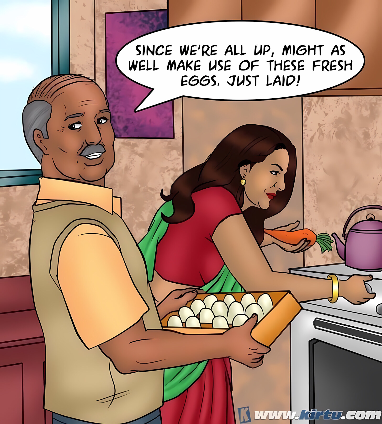 Savita Bhabhi 71-80 [Kirtu], Savita Bhabhi 75 - The Farmer’s Daughter (In-Law), page 70 of 163