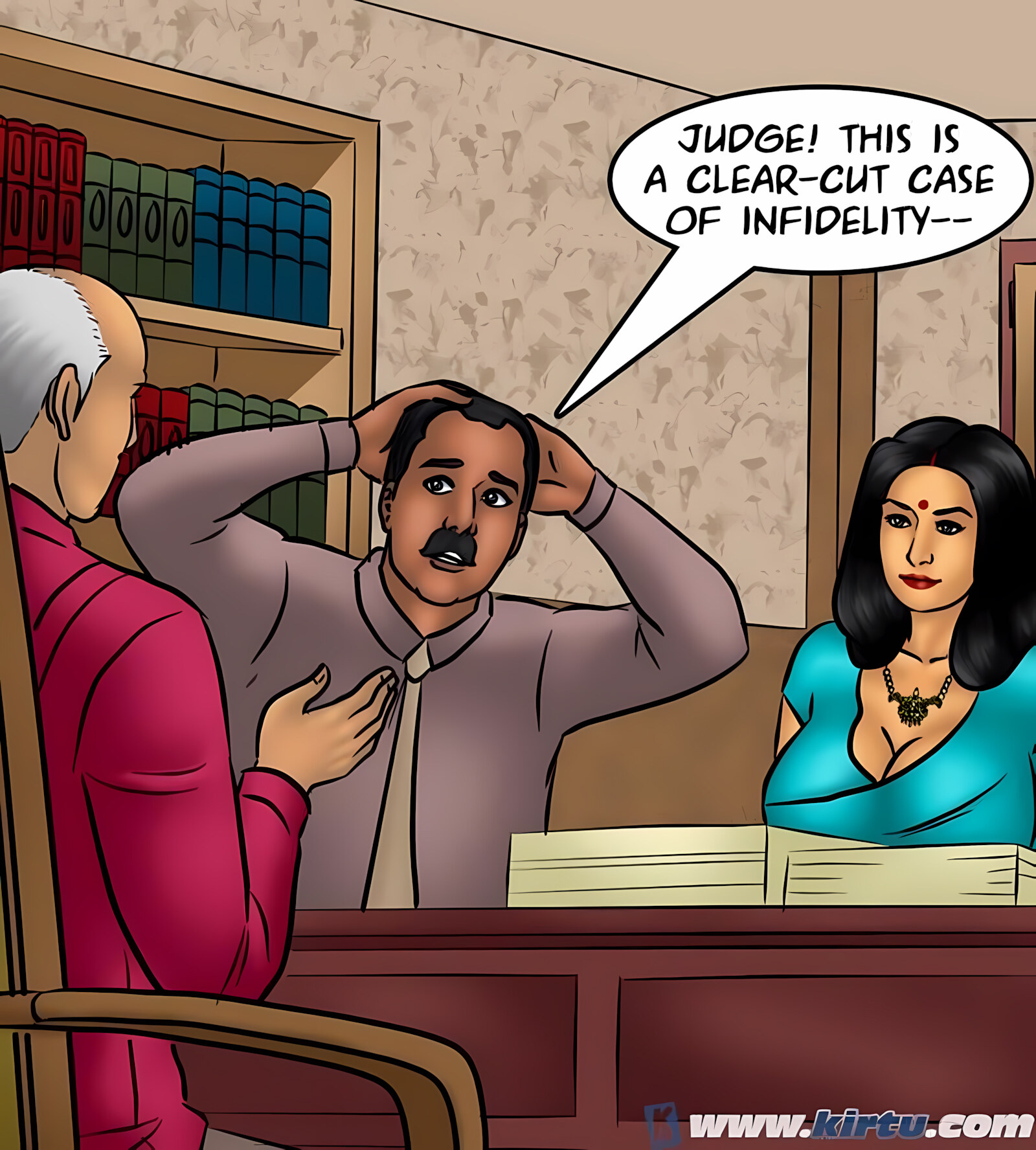 Savita Bhabhi 71-80 [Kirtu], Savita Bhabhi 74 - The Divorce Settlement, page 14 of 165