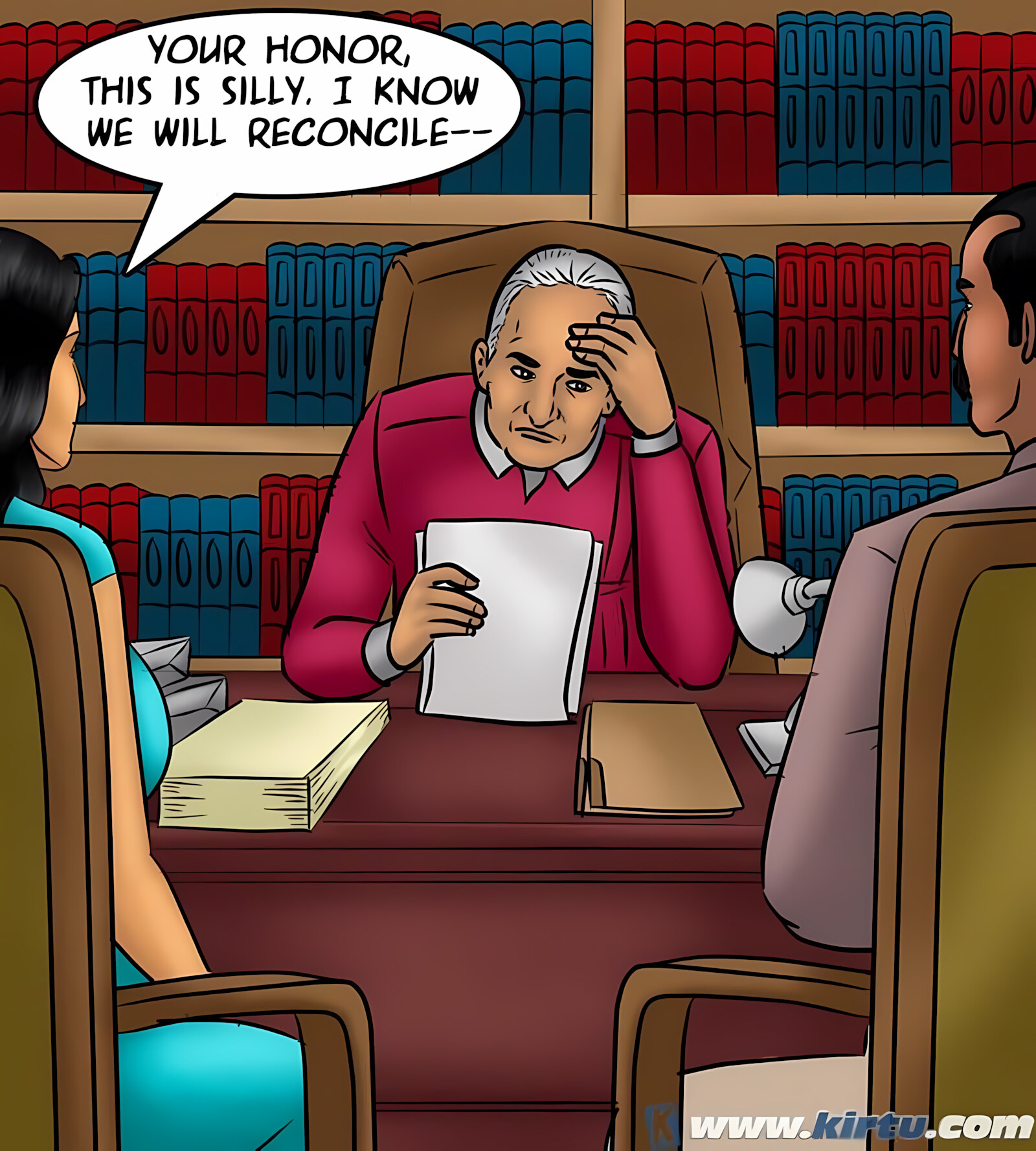 Savita Bhabhi 71-80 [Kirtu], Savita Bhabhi 74 - The Divorce Settlement, page 7 of 165