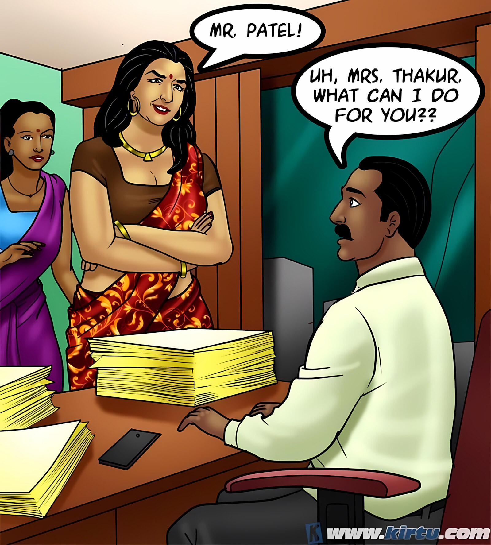Savita Bhabhi 71-80 [Kirtu], Savita Bhabhi 73 - Caught in the Act, page 112 of 133