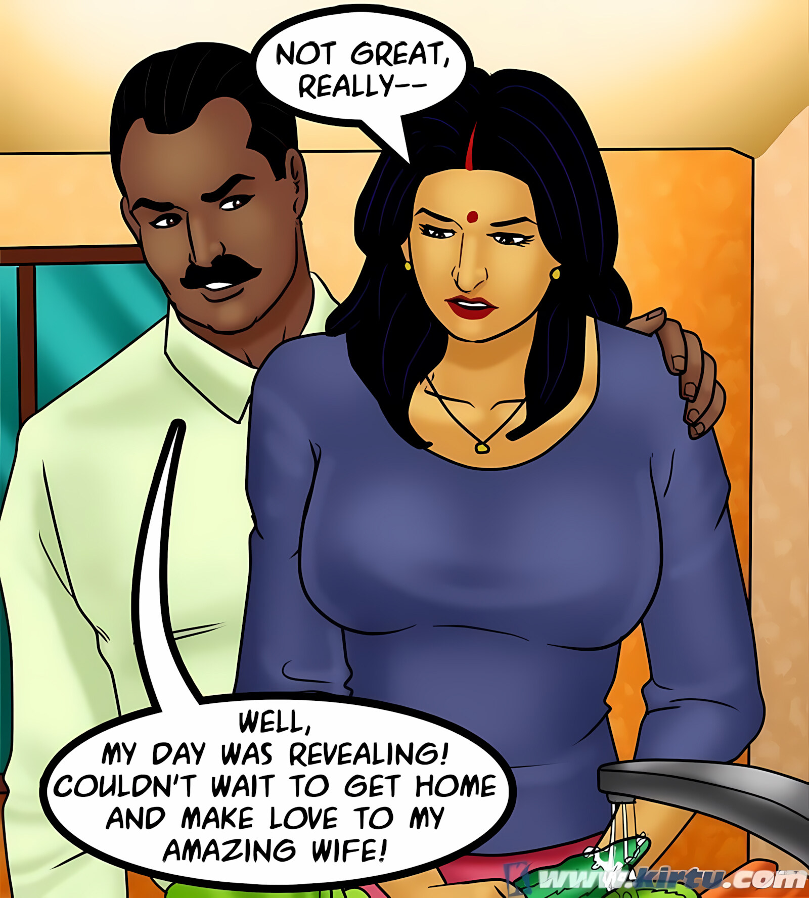 Savita Bhabhi 71-80 [Kirtu], Savita Bhabhi 73 - Caught in the Act, page 126 of 133