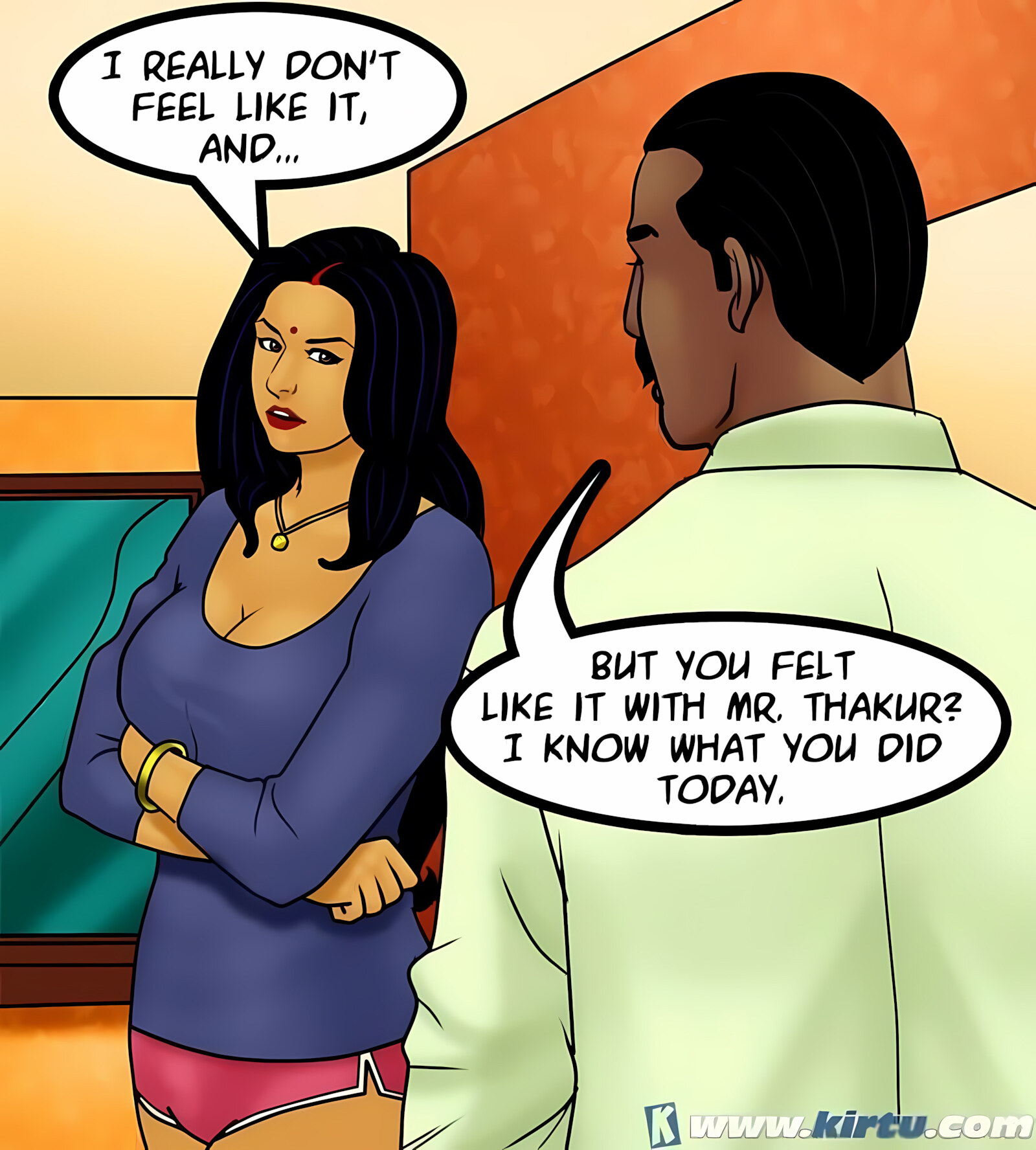 Savita Bhabhi 71-80 [Kirtu], Savita Bhabhi 73 - Caught in the Act, page 130 of 133