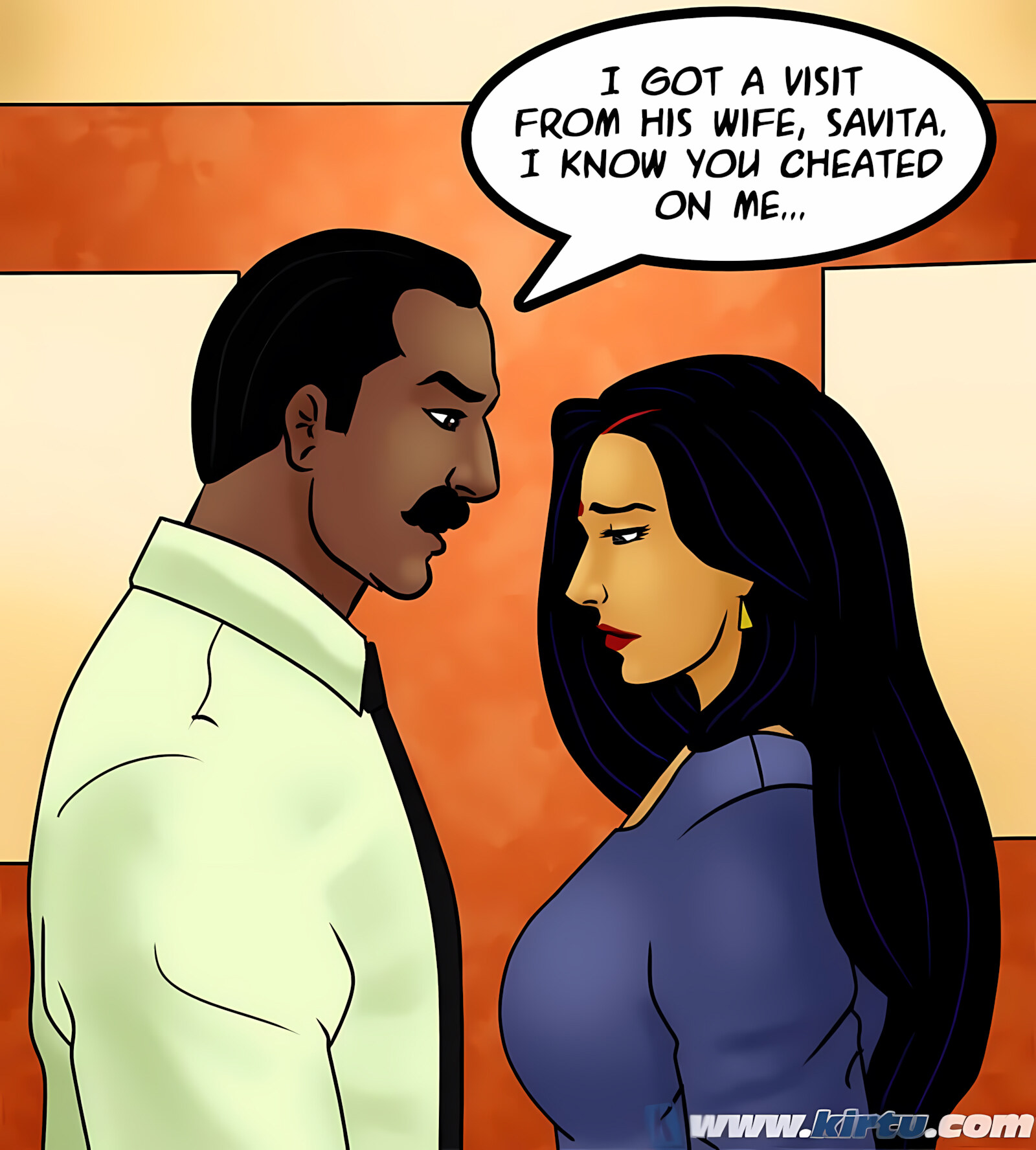 Savita Bhabhi 71-80 [Kirtu], Savita Bhabhi 73 - Caught in the Act, page 132 of 133