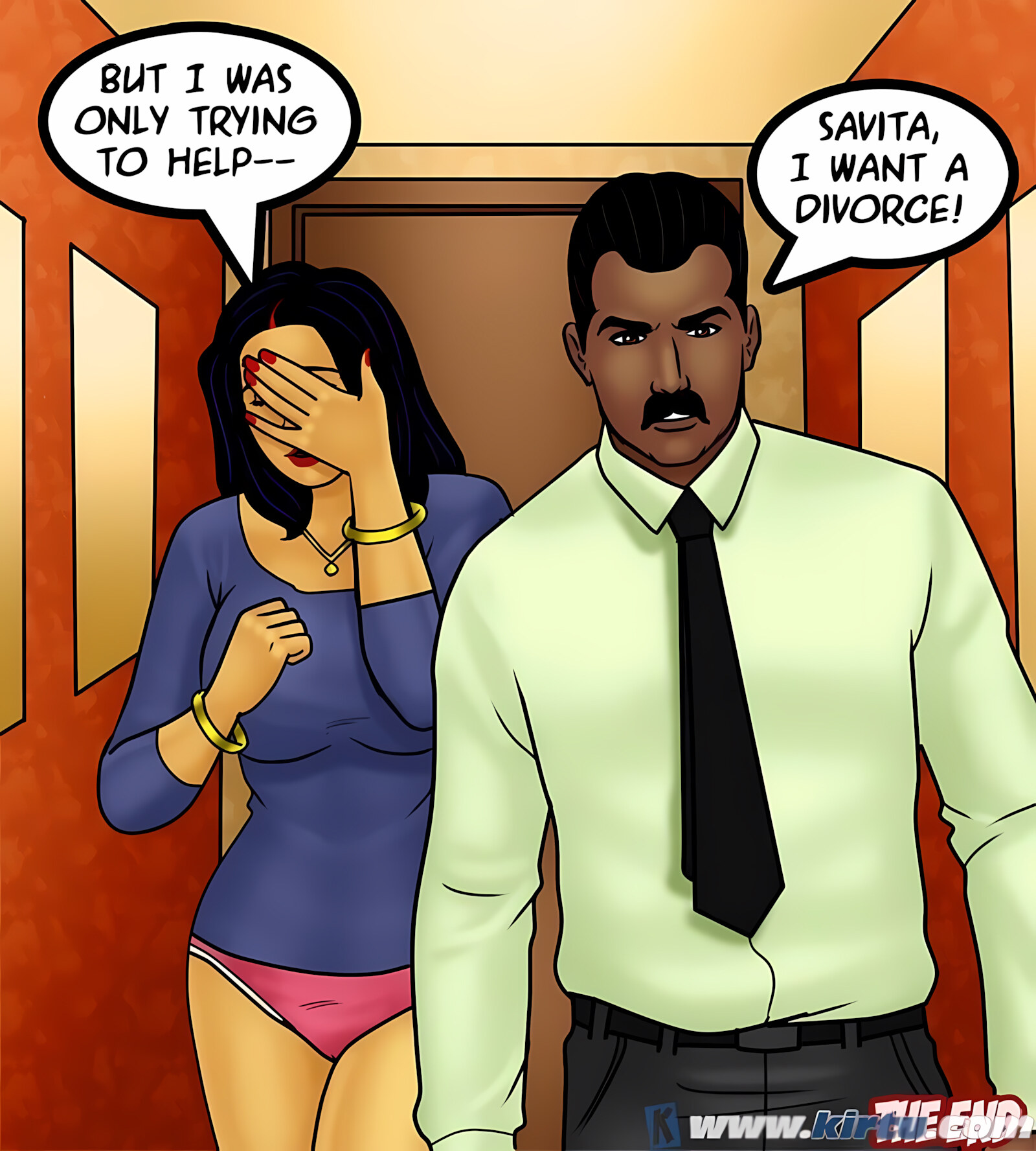 Savita Bhabhi 71-80 [Kirtu], Savita Bhabhi 73 - Caught in the Act, page 133 of 133