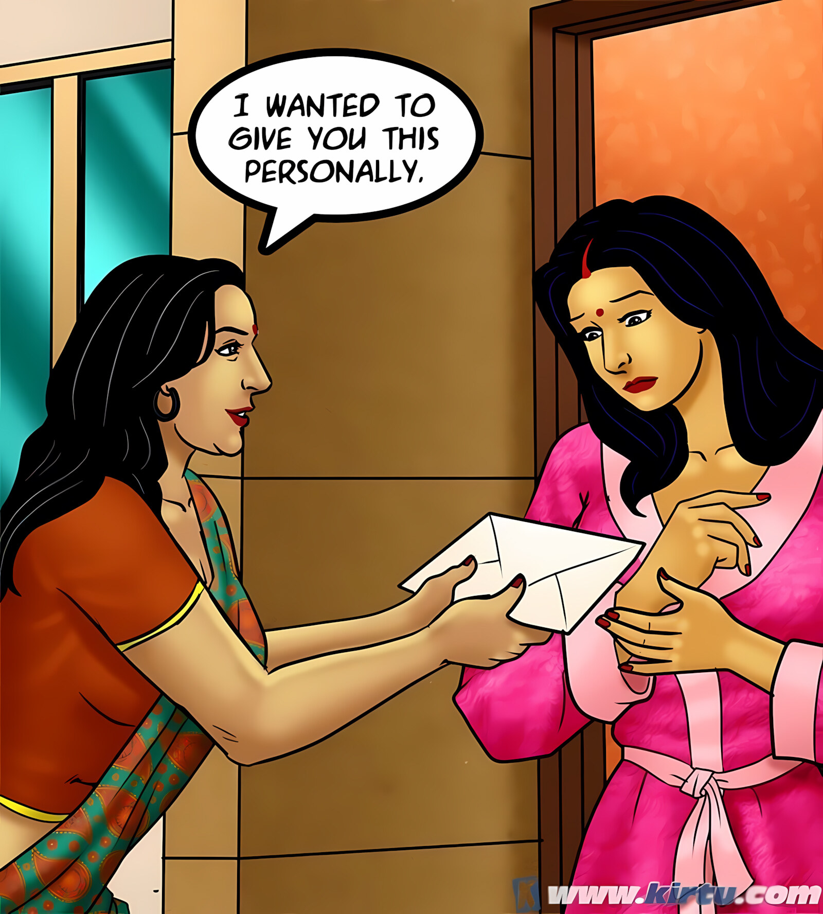 Savita Bhabhi 71-80 [Kirtu], Savita Bhabhi 73 - Caught in the Act, page 40 of 133