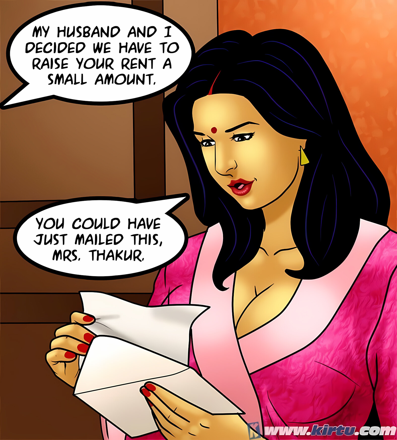 Savita Bhabhi 71-80 [Kirtu], Savita Bhabhi 73 - Caught in the Act, page 41 of 133