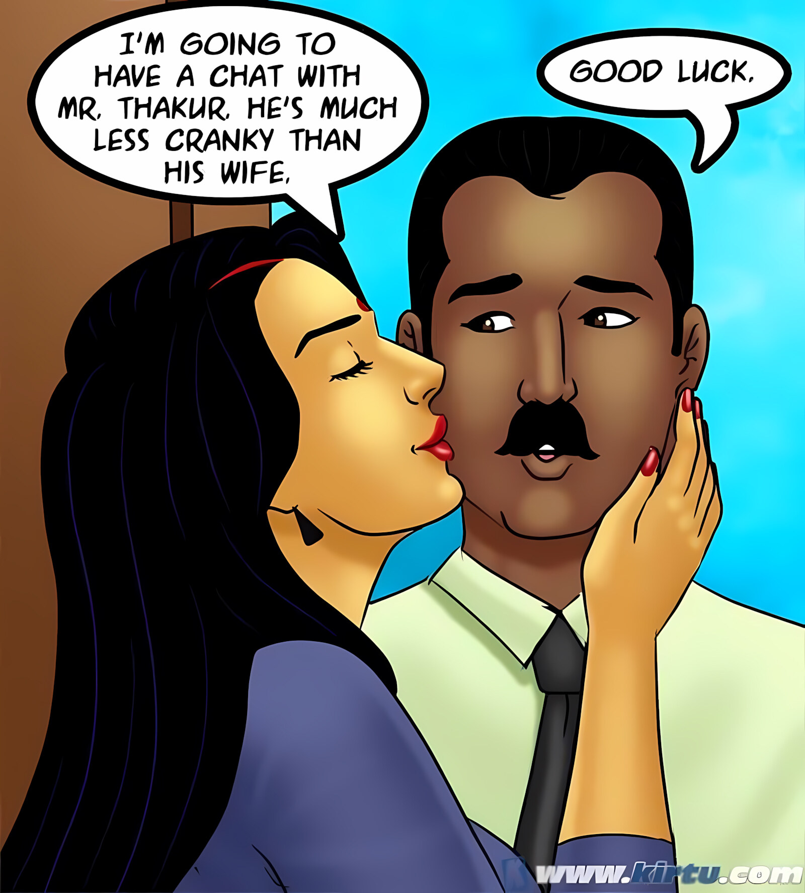 Savita Bhabhi 71-80 [Kirtu], Savita Bhabhi 73 - Caught in the Act, page 48 of 133