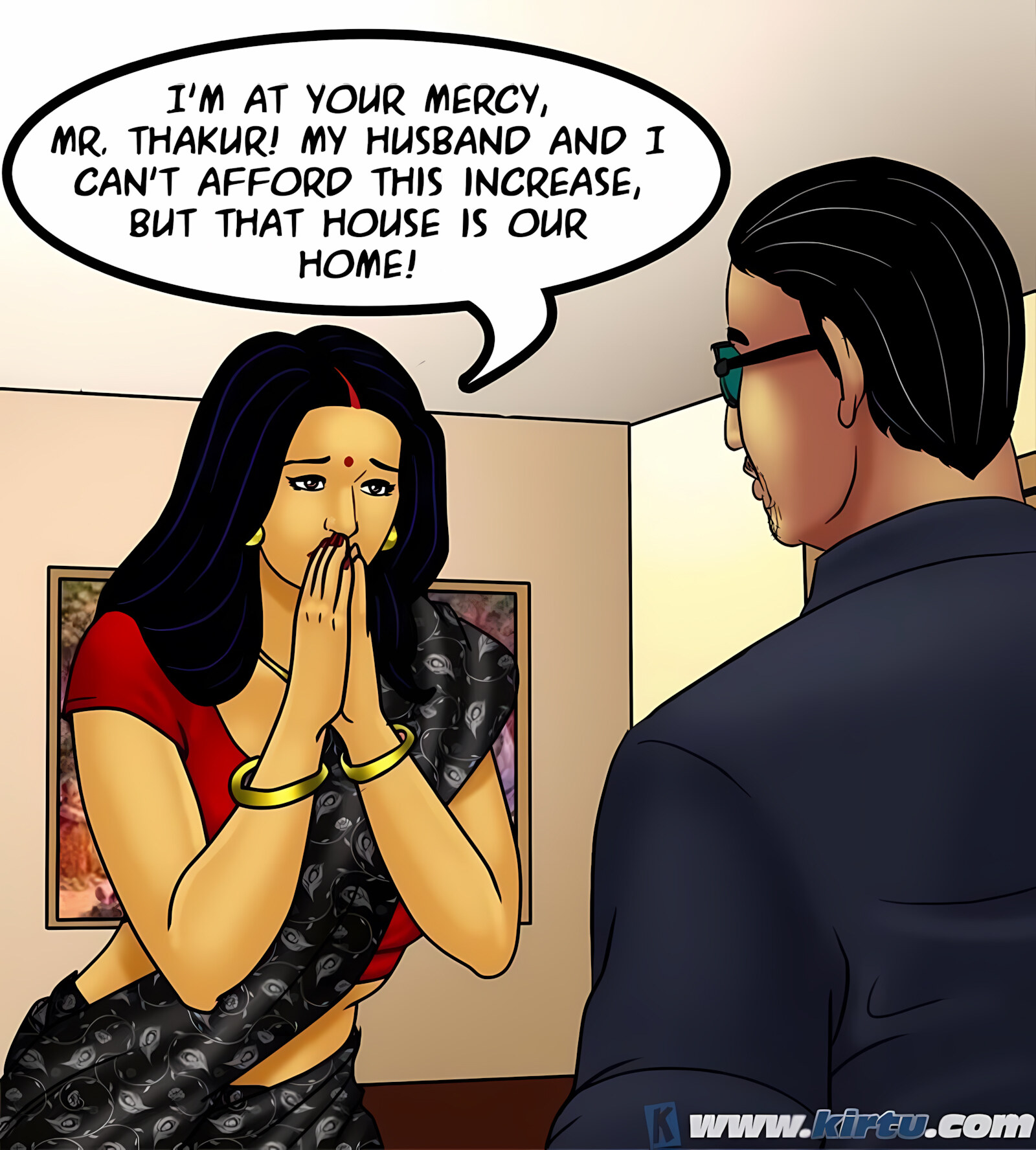 Savita Bhabhi 71-80 [Kirtu], Savita Bhabhi 73 - Caught in the Act, page 58 of 133