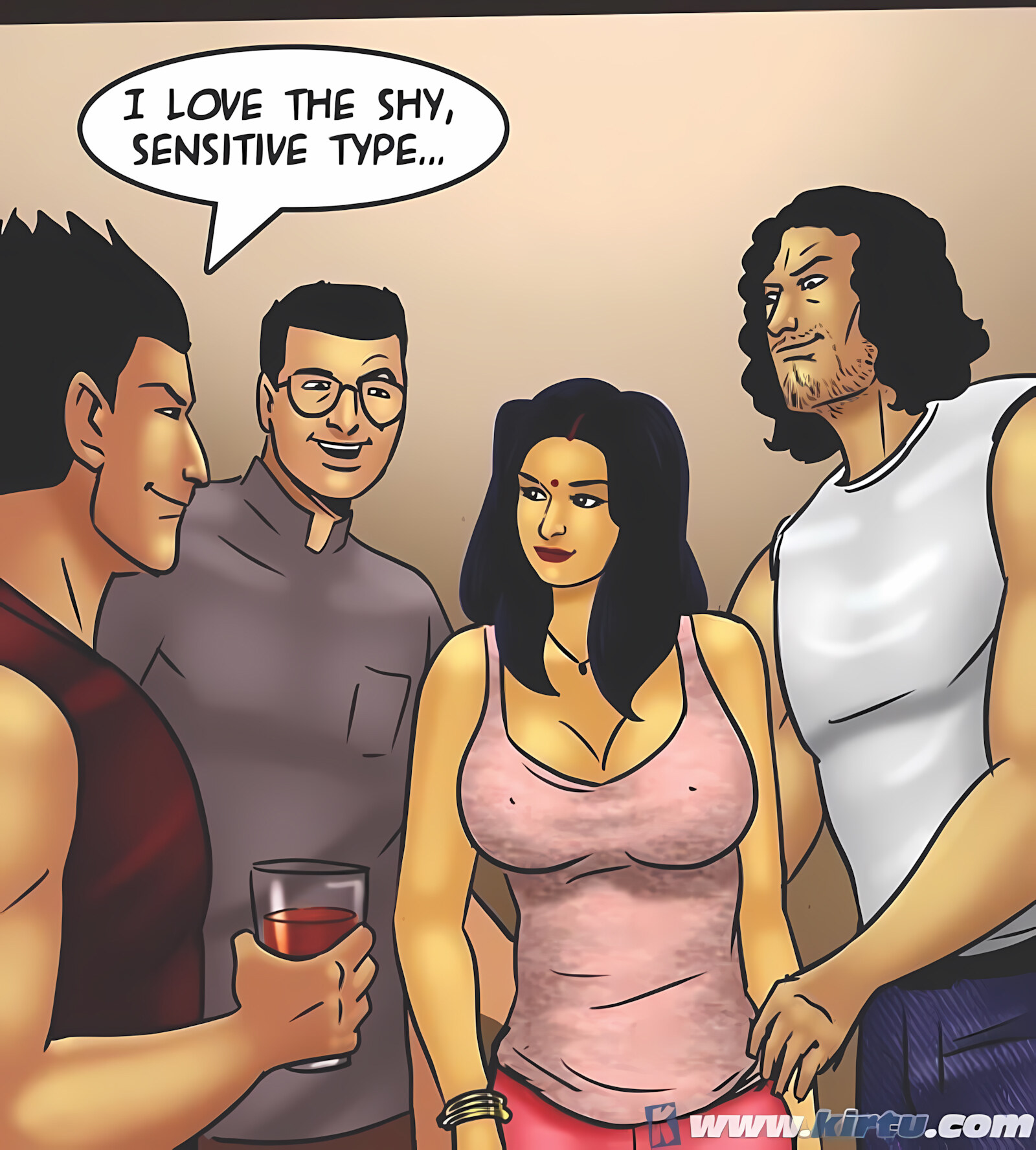 Savita Bhabhi 71-80 [Kirtu], Savita Bhabhi 72 - Savita loses her Mojo, page 104 of 155